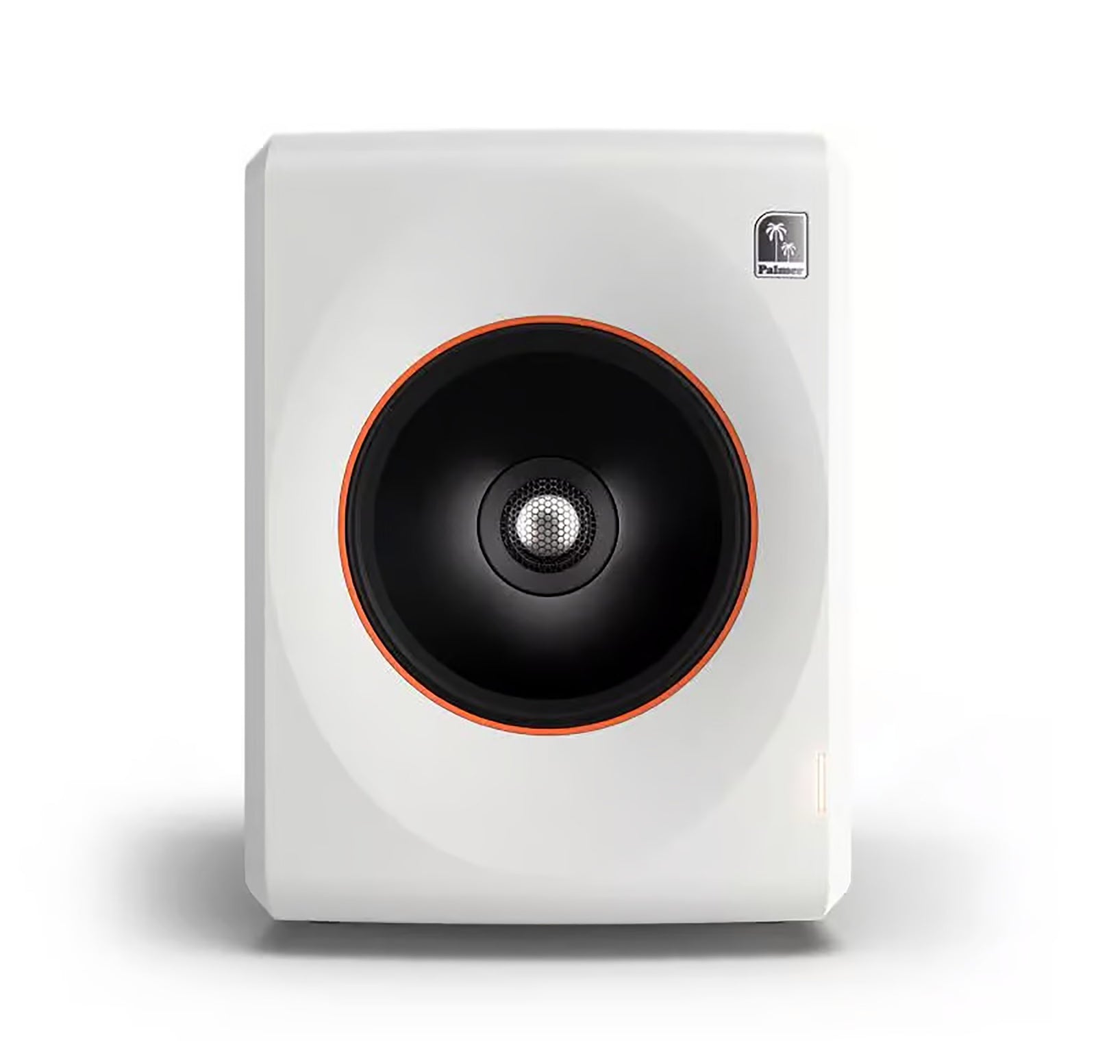 Palmer PORBIT11WUS Active 3-Way Studio Monitor with 1000W Class-D Amp and Dual 8" Woofers-White