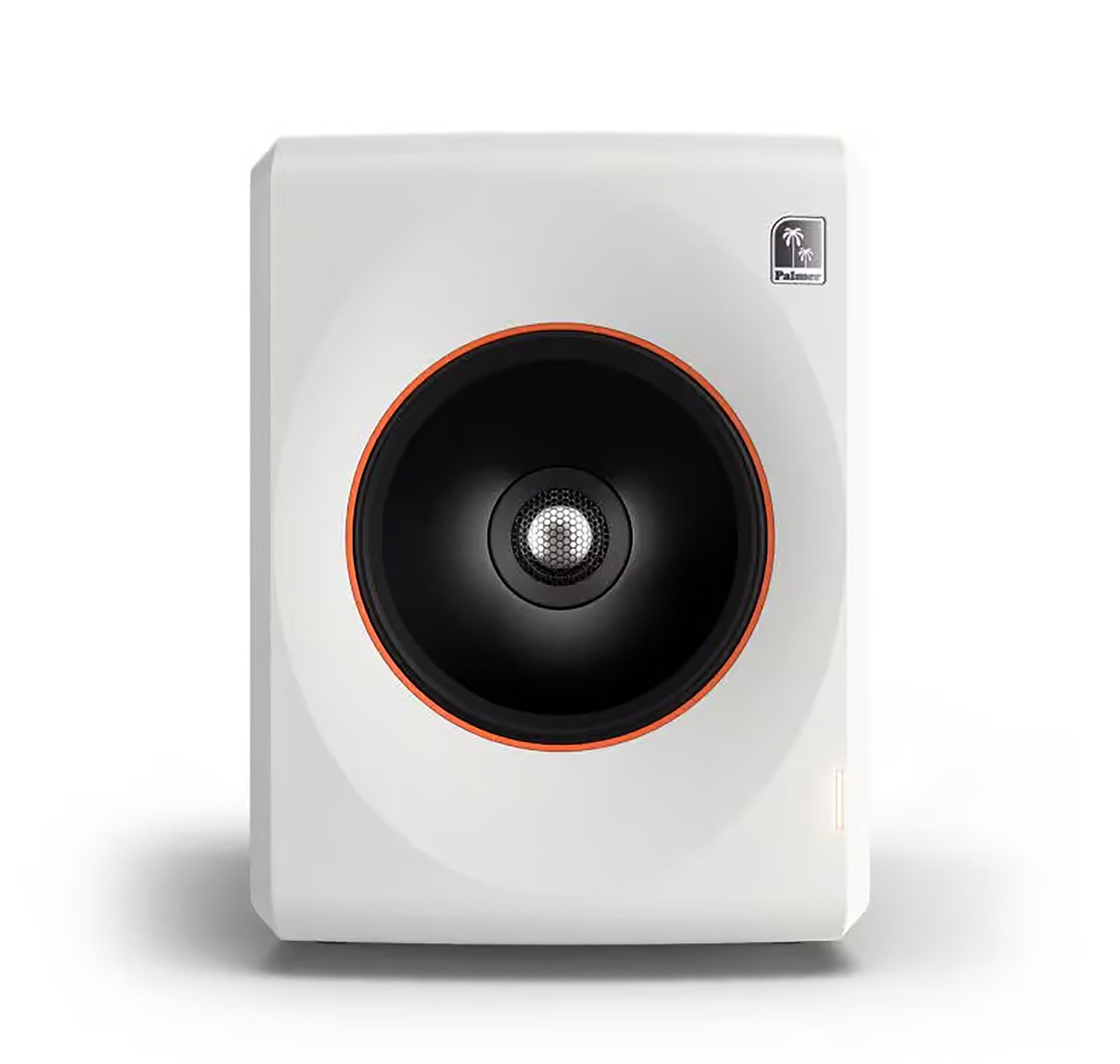 Palmer PORBIT11WUS Active 3-Way Studio Monitor with 1000W Class-D Amp and Dual 8" Woofers-White