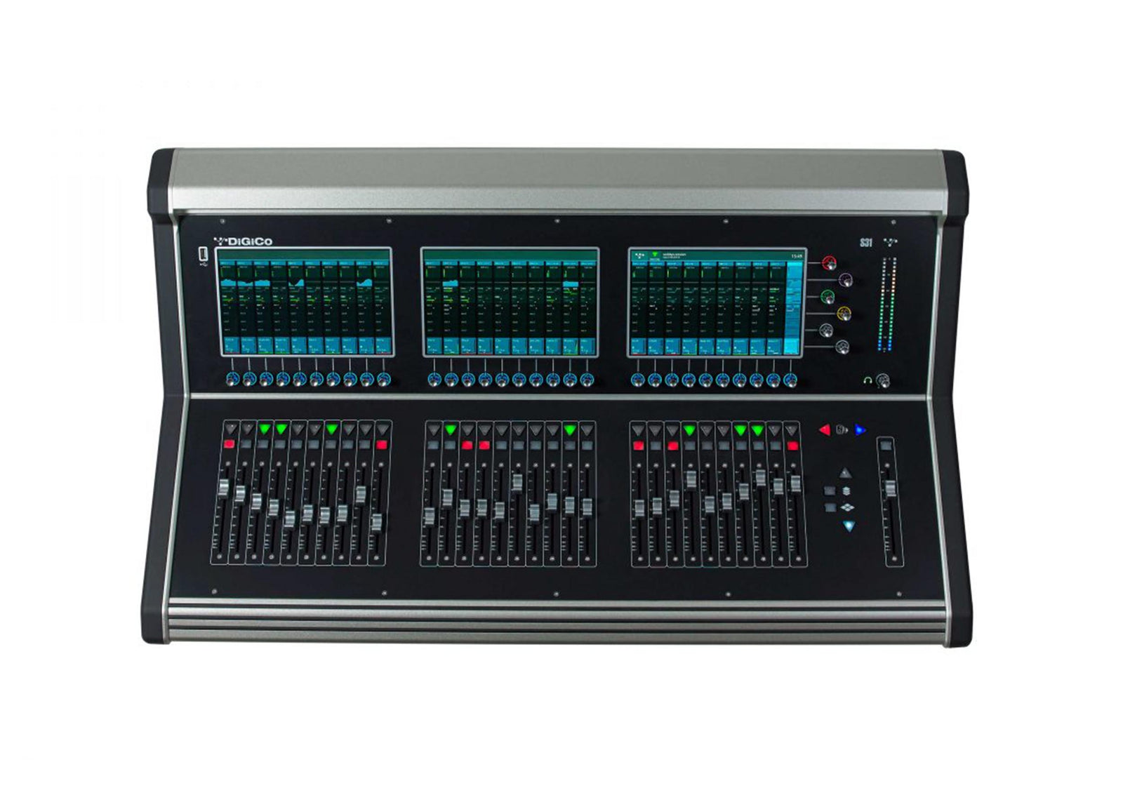 DiGiCo X-S31-168D-RP Digital Console with Live Stage48 Dante Rack Pack