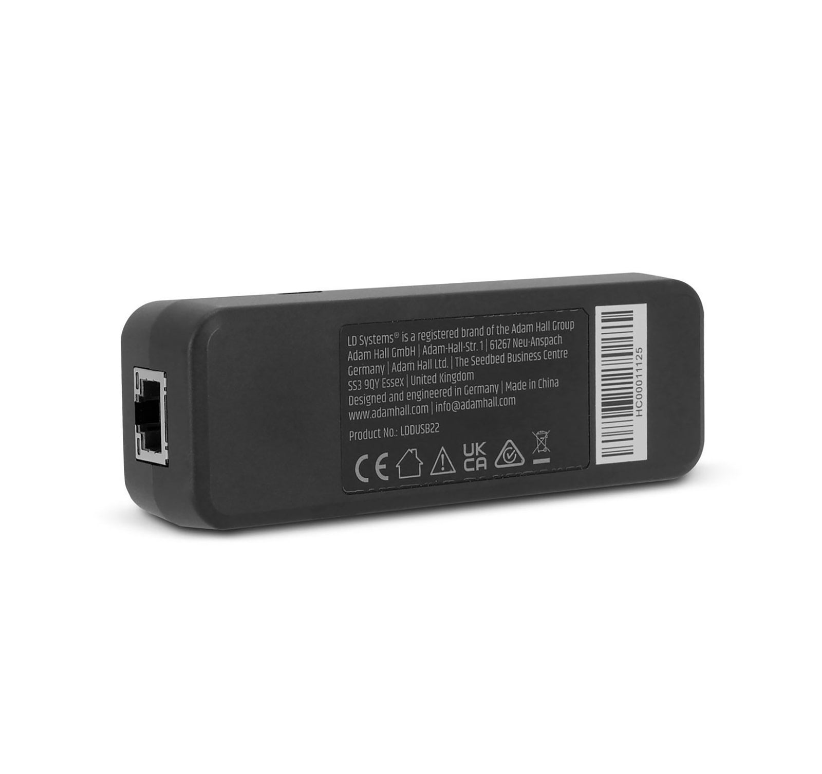 LD Systems DUSB22 2x2 Dante USB-C Audio Adapter