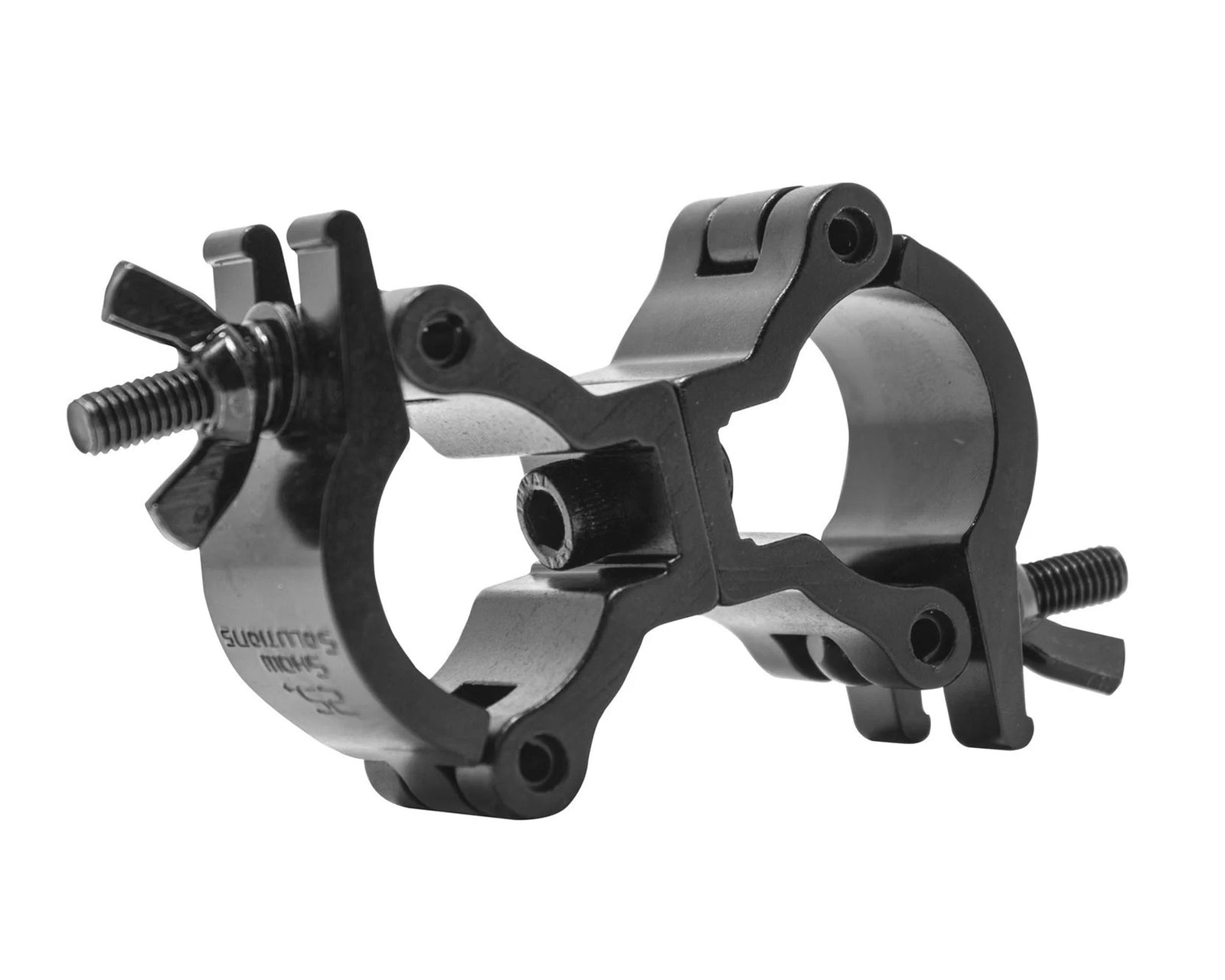 Odyssey LACSD25XSB Pince double mini pivotante extra petite en aluminium, noire