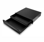 Adam Hall AH-874E02D ERGO Series 19" Rack Drawer 2U with Integrated 1U Internal Drawer, Steel