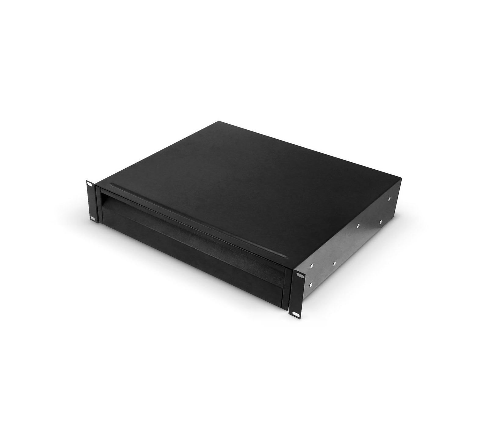 Adam Hall AH-874E02D ERGO Series 19" Rack Drawer 2U with Integrated 1U Internal Drawer, Steel