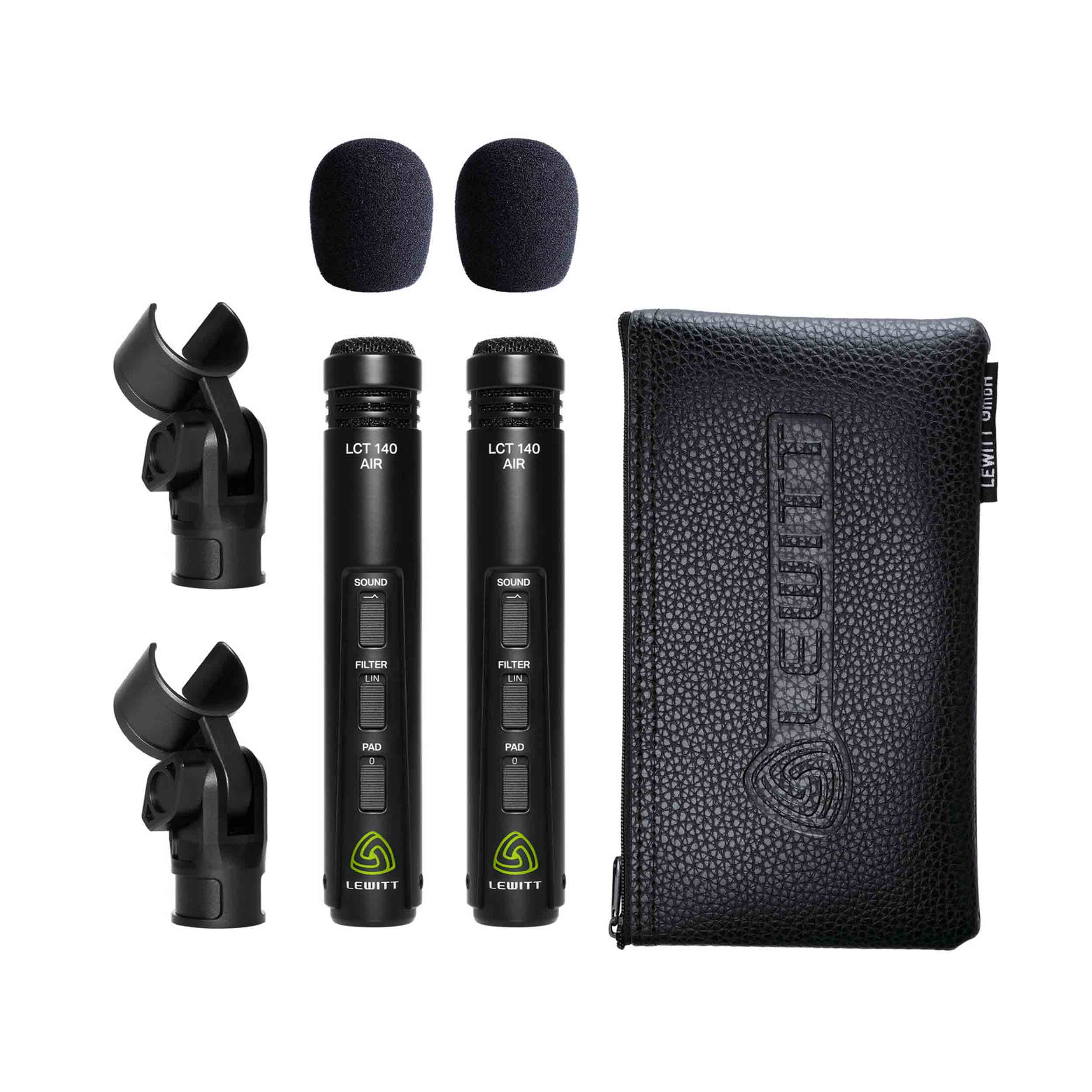 Lewitt LCT140MP Stereo Pair Small Diaphragm Condenser Microphones