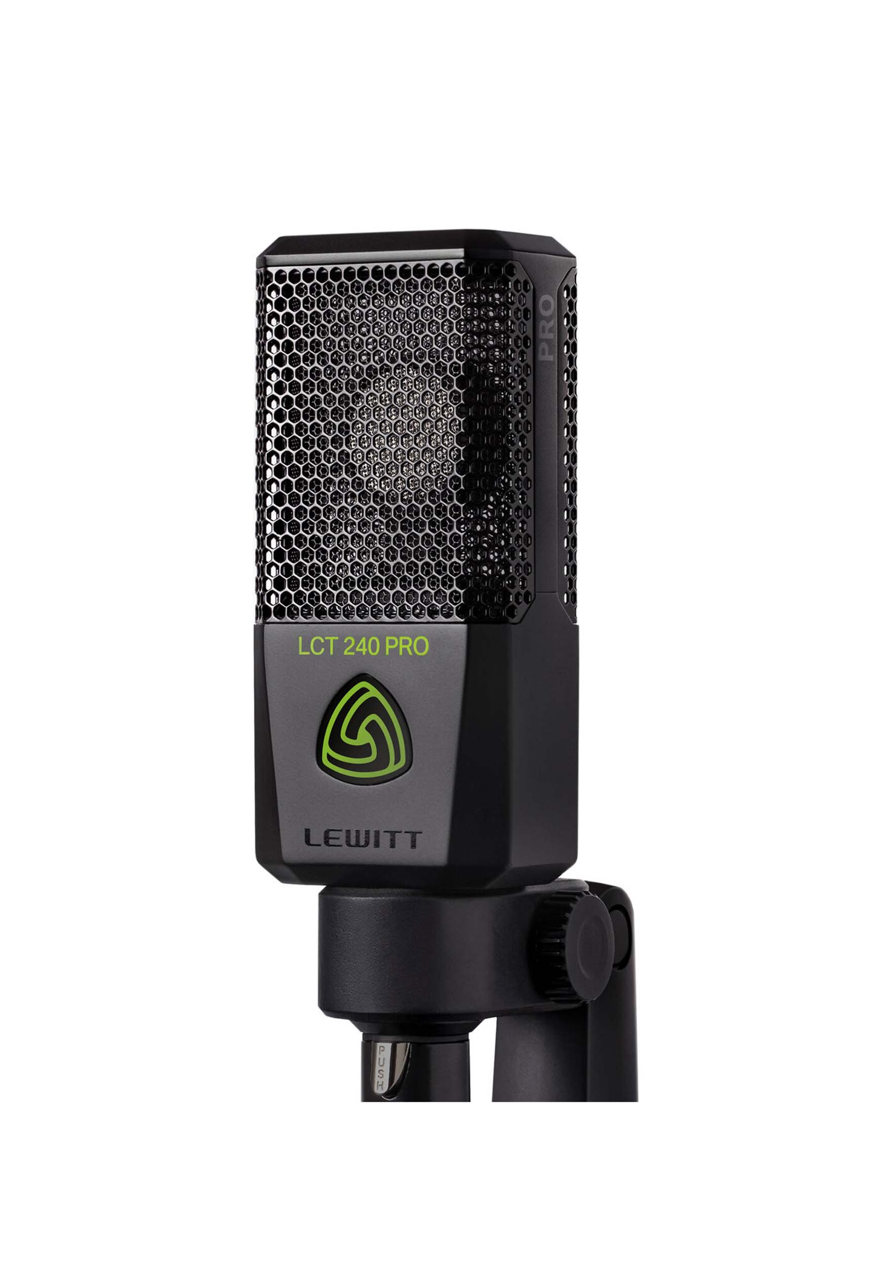 Lewitt LCT240PROBLACKVP PRO Vocal Set Cardioid Condenser Microphone with Shockmount - Black