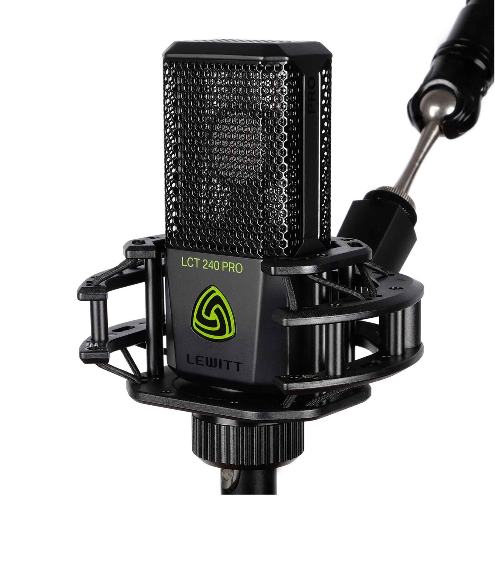 Lewitt LCT240PROBLACKVP PRO Vocal Set Cardioid Condenser Microphone with Shockmount - Black