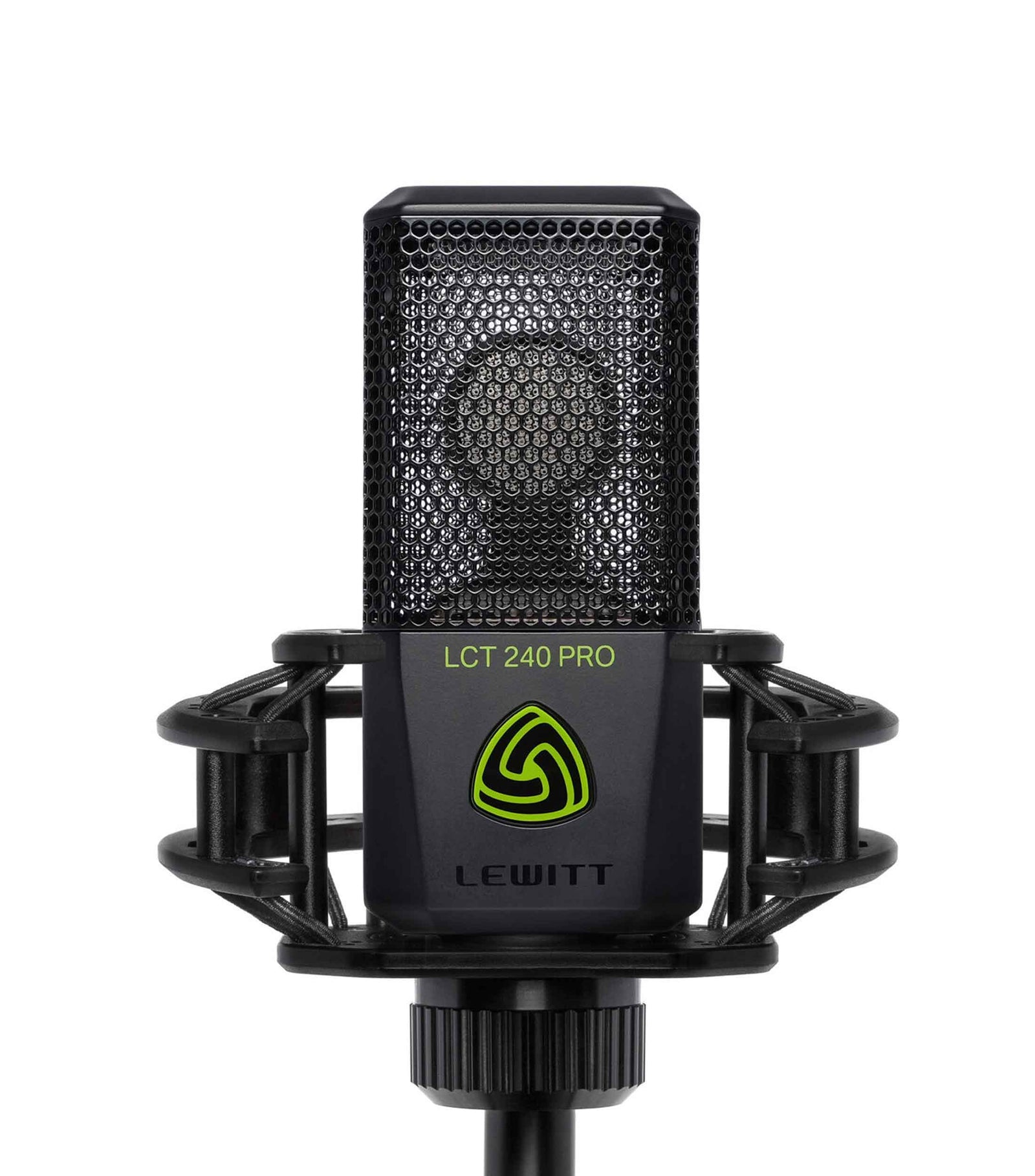 Lewitt LCT240PROBLACKVP PRO Vocal Set Cardioid Condenser Microphone with Shockmount - Black