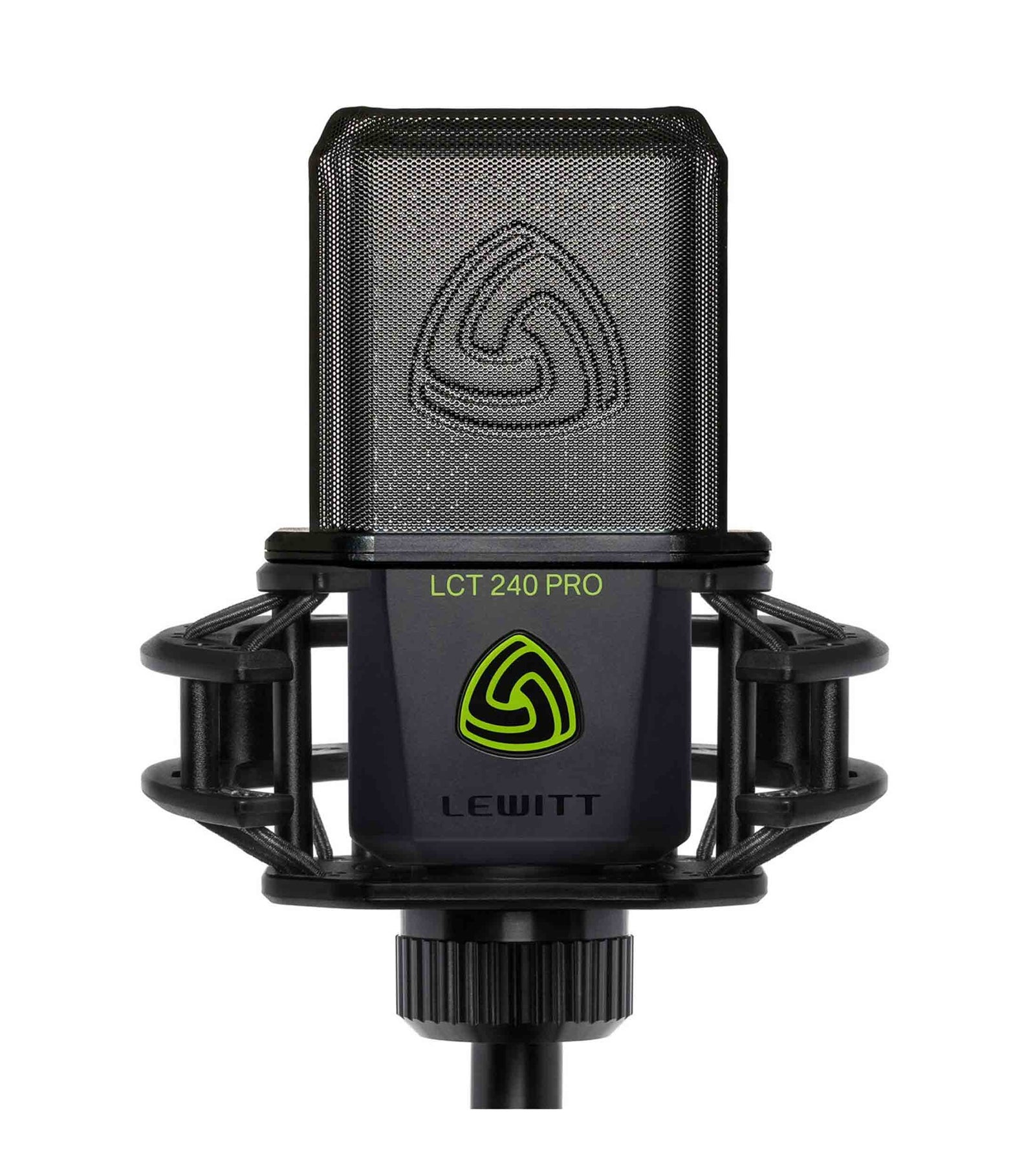Lewitt LCT240PROBLACKVP PRO Vocal Set Cardioid Condenser Microphone with Shockmount - Black