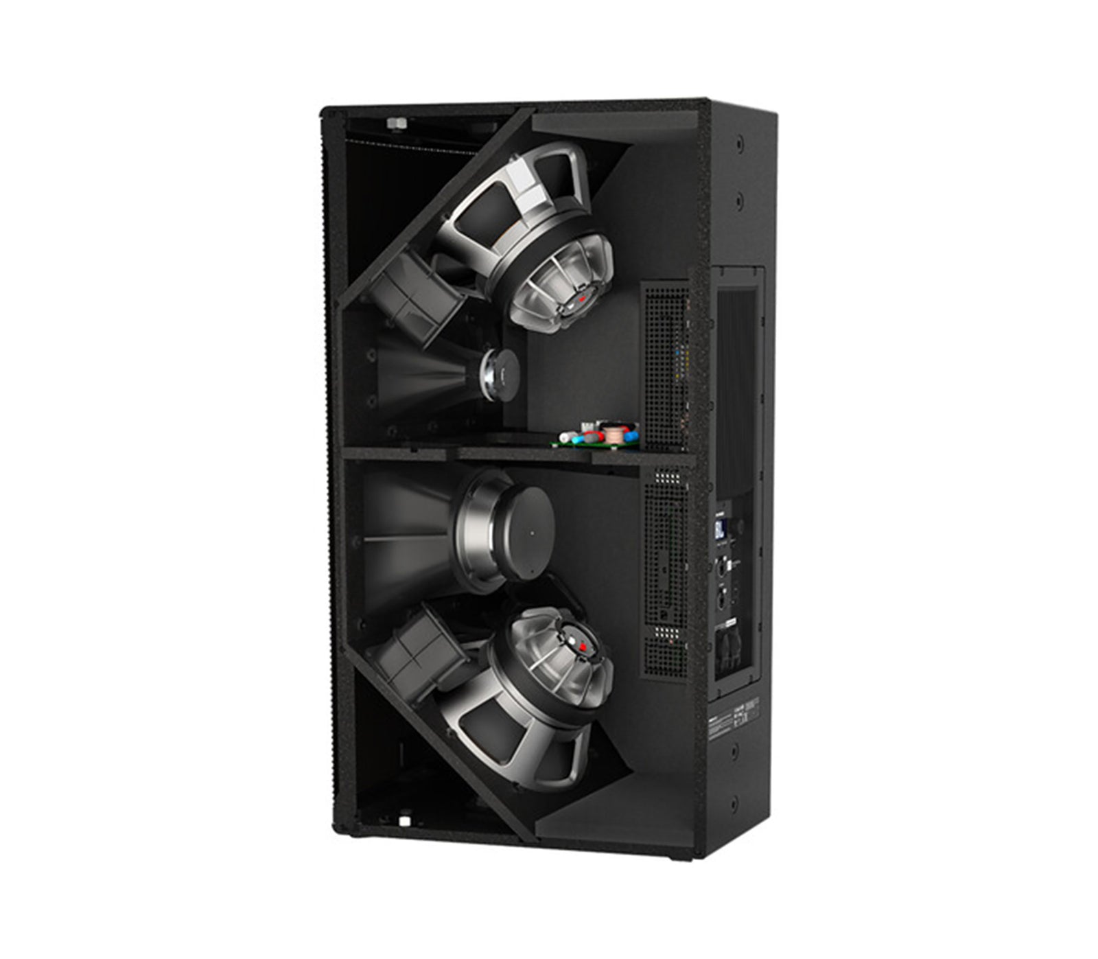 JBL SRX922 Dual 12" Powered Point-Source Speaker with 138 dB SPL, 1600W Peak Power and DSP