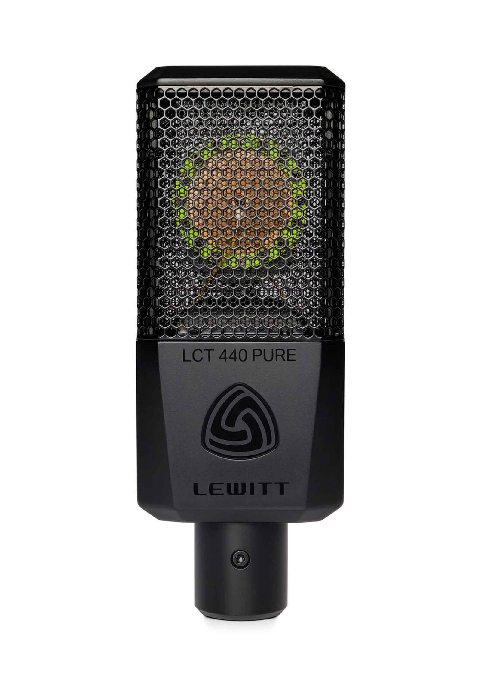 Lewitt LCT440PURE Large Diaphragm Cardioid Condenser Microphone - Black