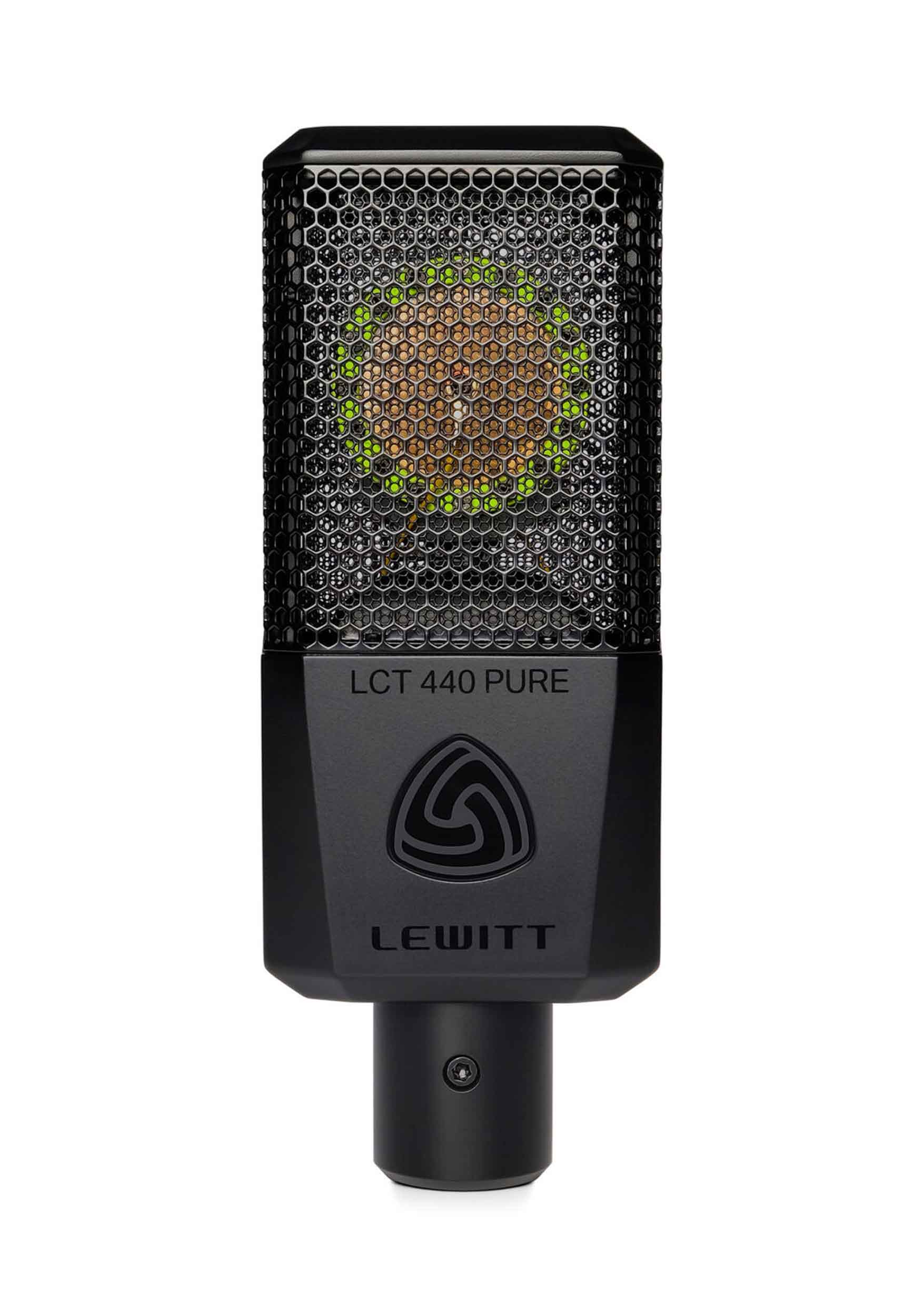 Lewitt LCT440PURE Large Diaphragm Cardioid Condenser Microphone - Black