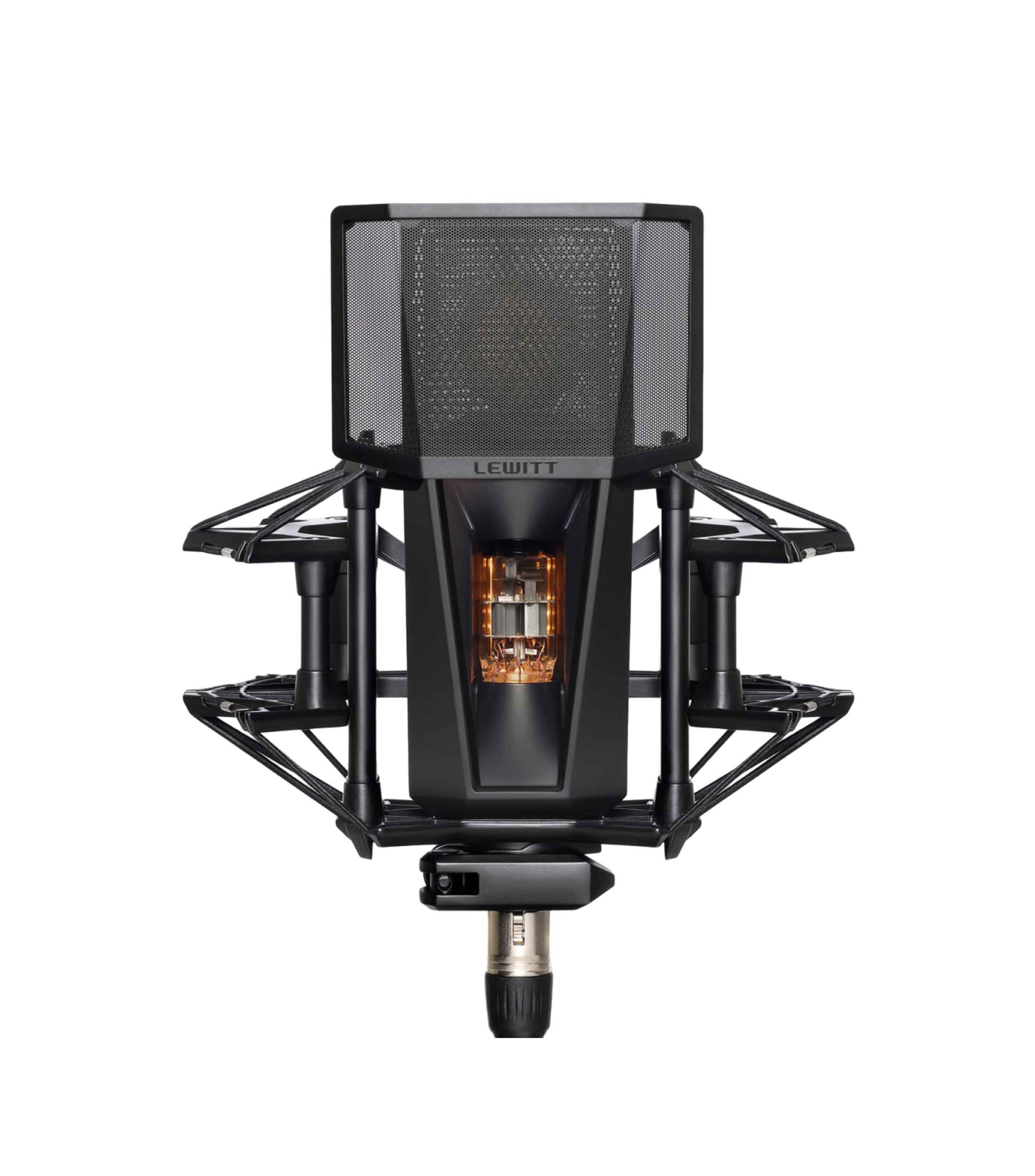 Lewitt PURETUBE Studio Set Cardioid Tube Microphone with Shockmount and Pop Filter