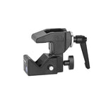 Adam Hall SCP710BSET1 Universal Hook Clamp with Clamping Lever, Black, incl. Bolt SS018
