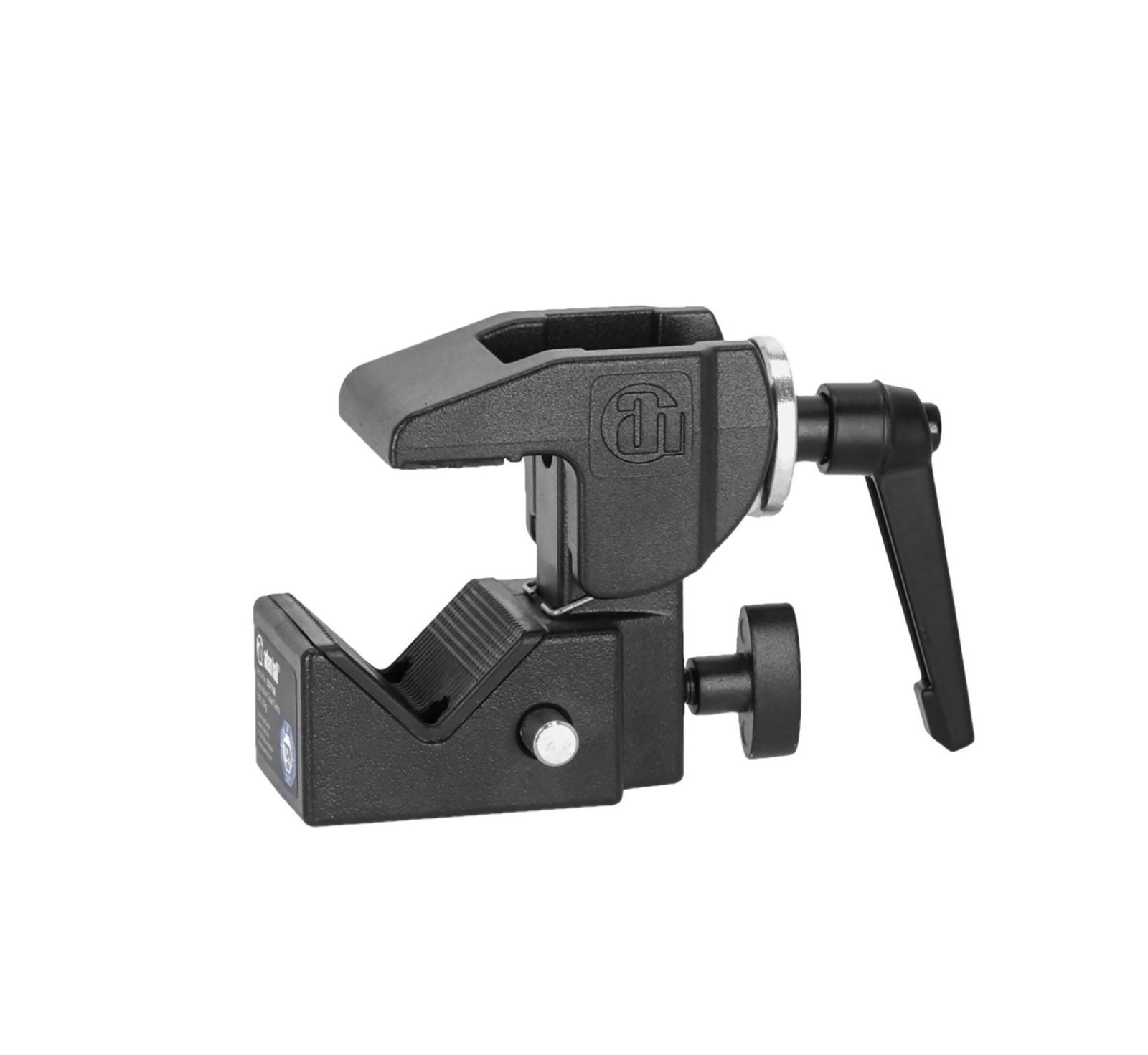 Adam Hall SCP710BSET1 Universal Hook Clamp with Clamping Lever, Black, incl. Bolt SS018