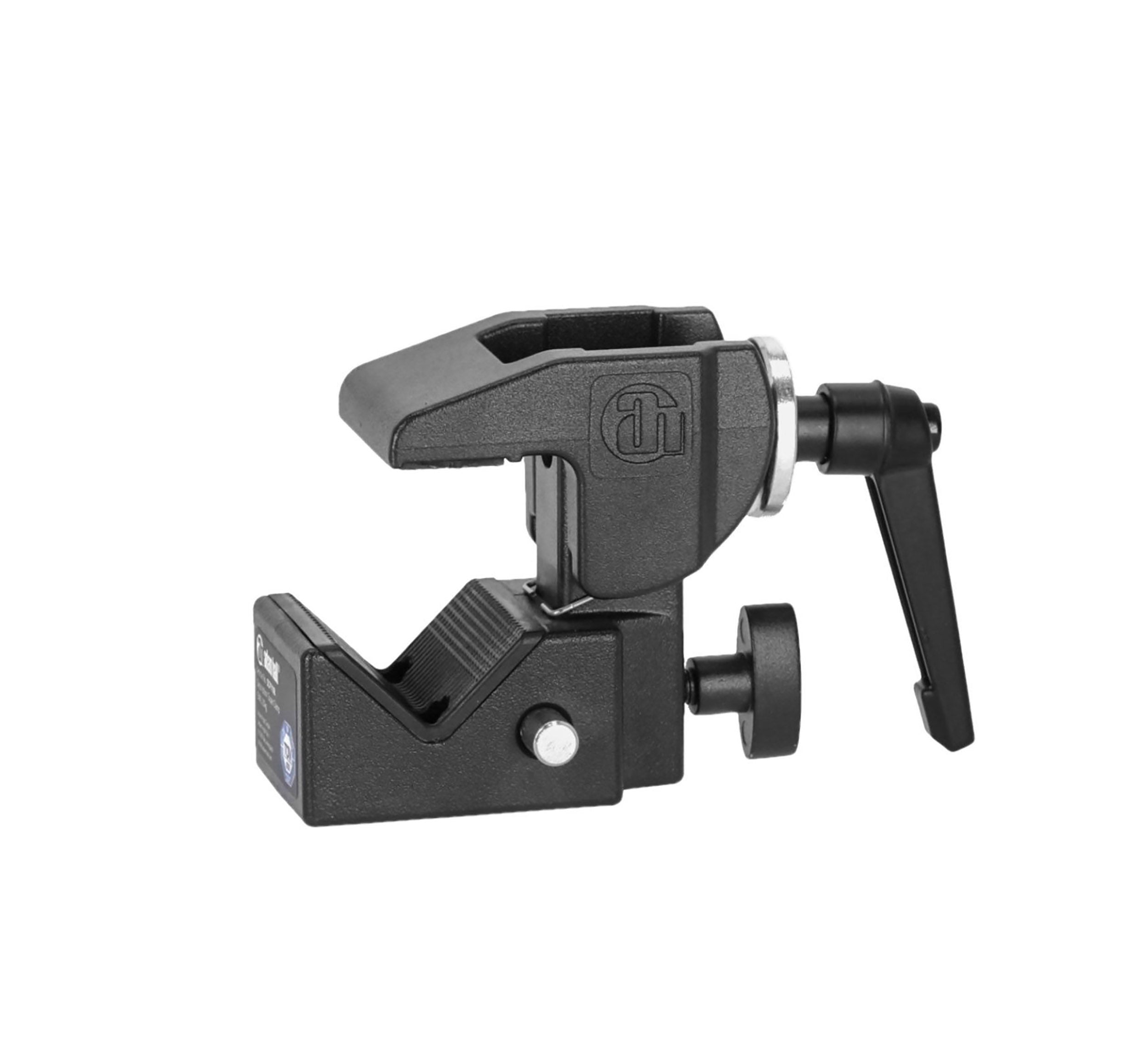 Adam Hall SCP710BSET1 Universal Hook Clamp with Clamping Lever, Black, incl. Bolt SS018
