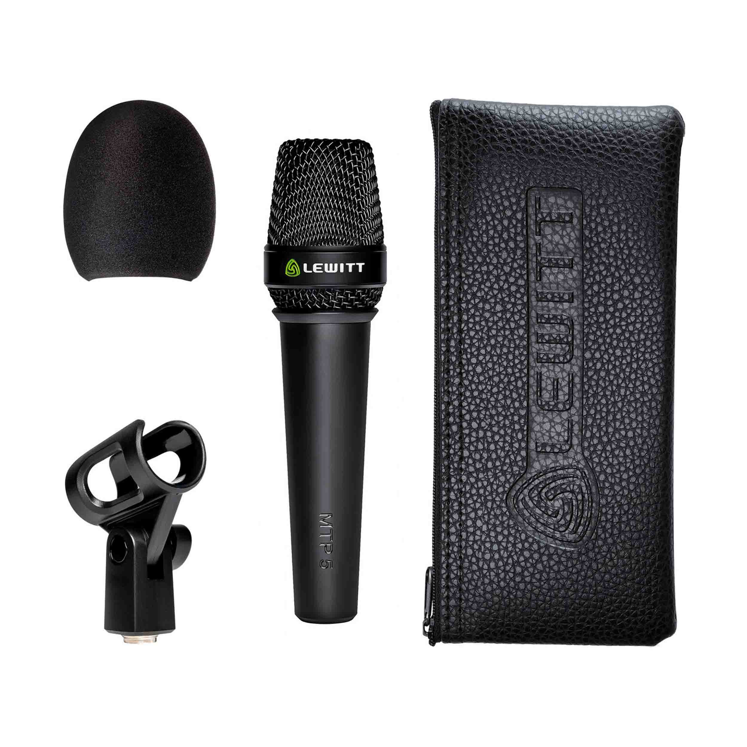Lewitt MTP-5 Cardioid Dynamic Microphone - Standard Version