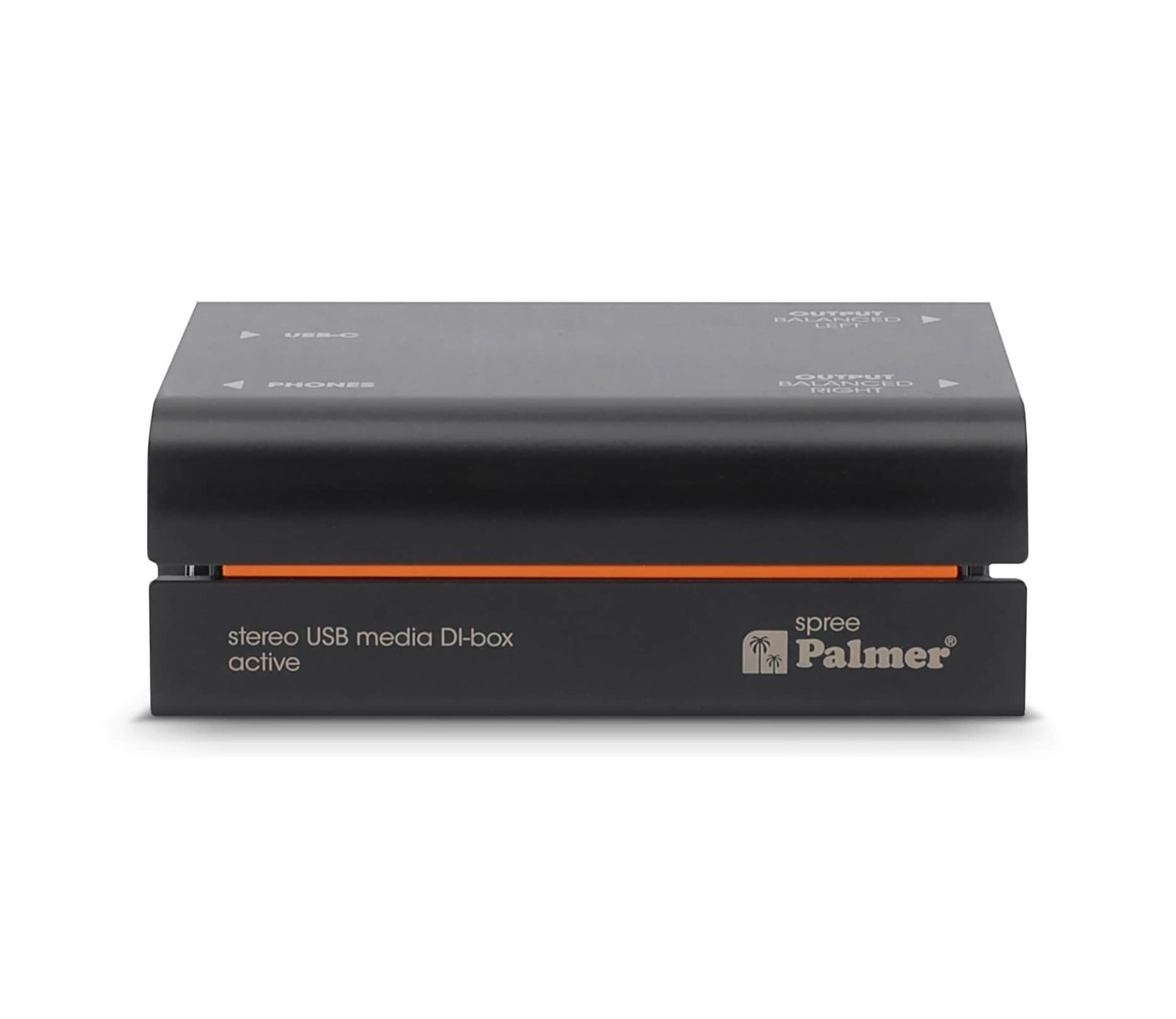 Palmer River PSPREE Active Stereo USB-C Media DI Box with 18 V DC External Power
