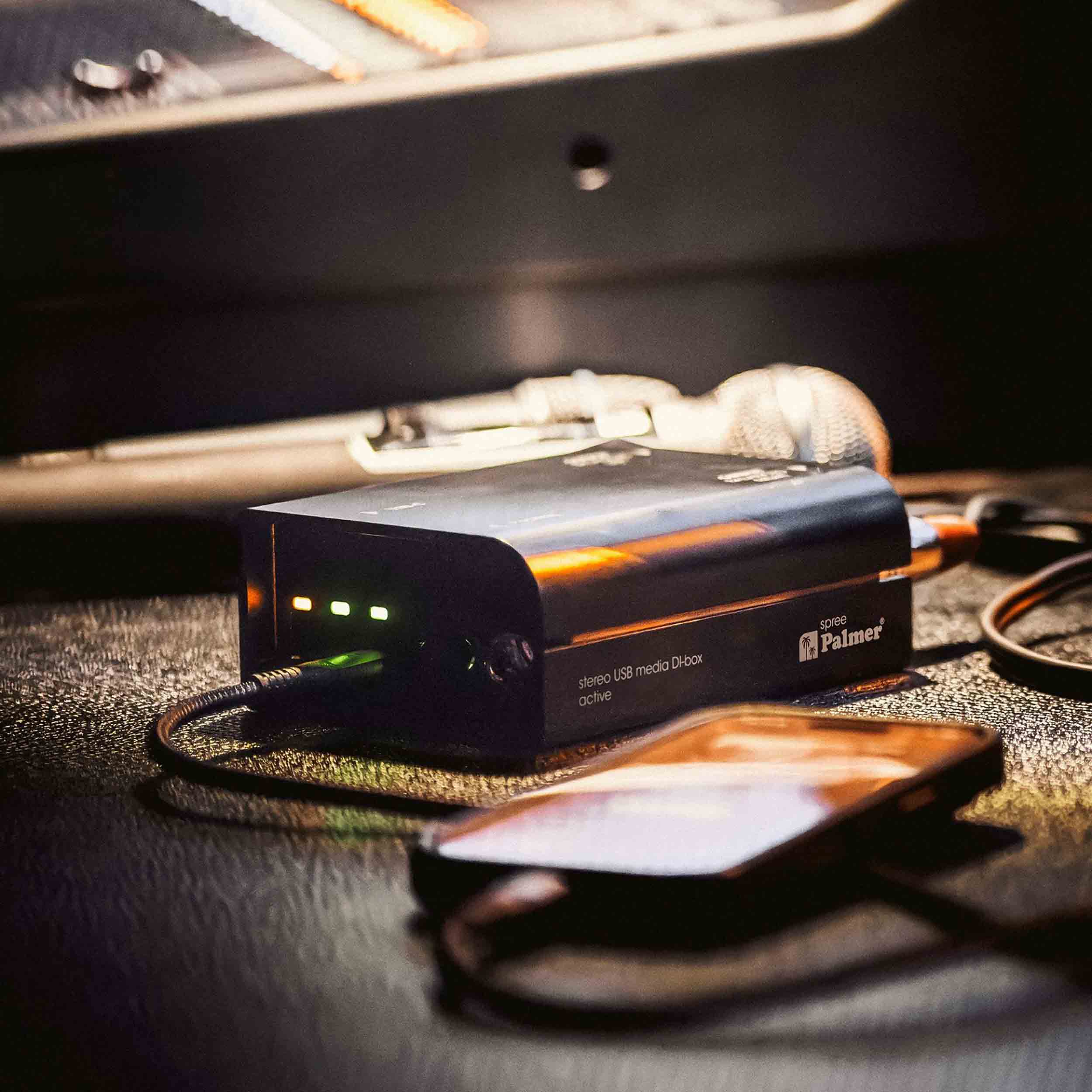 Palmer River PSPREE Active Stereo USB-C Media DI Box with 18 V DC External Power
