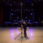 Gravity GTLS551B Touring Series Steel Light Stand with Double Extension and Automatic LockPin Locking Mechanism