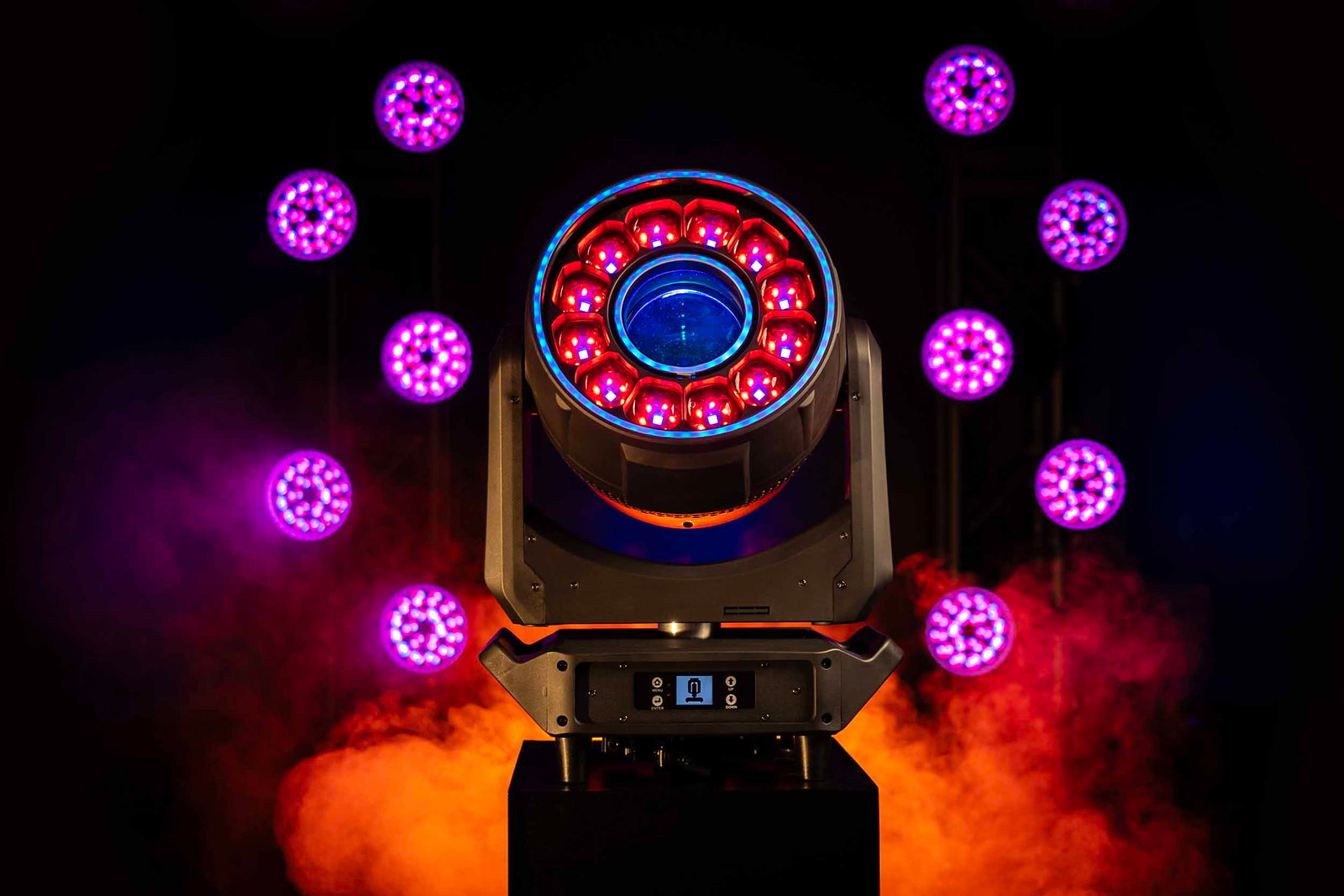 Colorkey CKU-5190 Creator Nova Prime 200W Moving Head with 12 NovaCell Lenses and Dual UHX Halos