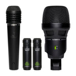 Lewitt BEATKIT 4-Piece Drum Microphone Kit with Mounts and Windscreens for Stage and Studio