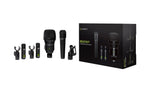 Lewitt BEATKIT 4-Piece Drum Microphone Kit with Mounts and Windscreens for Stage and Studio