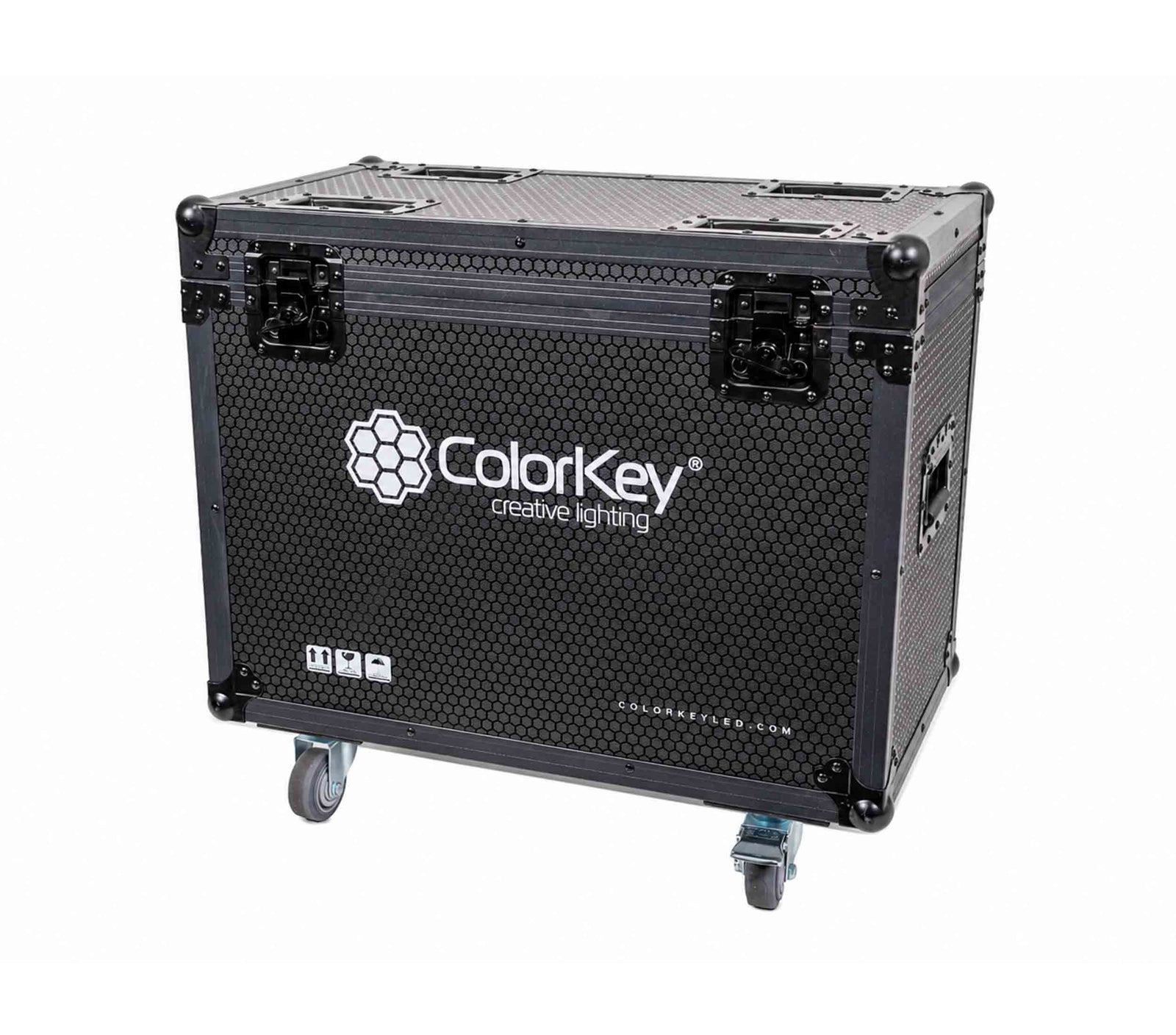 Colorkey CKU-9065 Flight Case for 2 Creator Nova Prime Moving Head Fixtures with Accessory Compartment