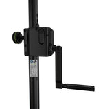 Gravity GSP5322B Wind-Up Speaker Stand with Automatic LockPin Mechanism