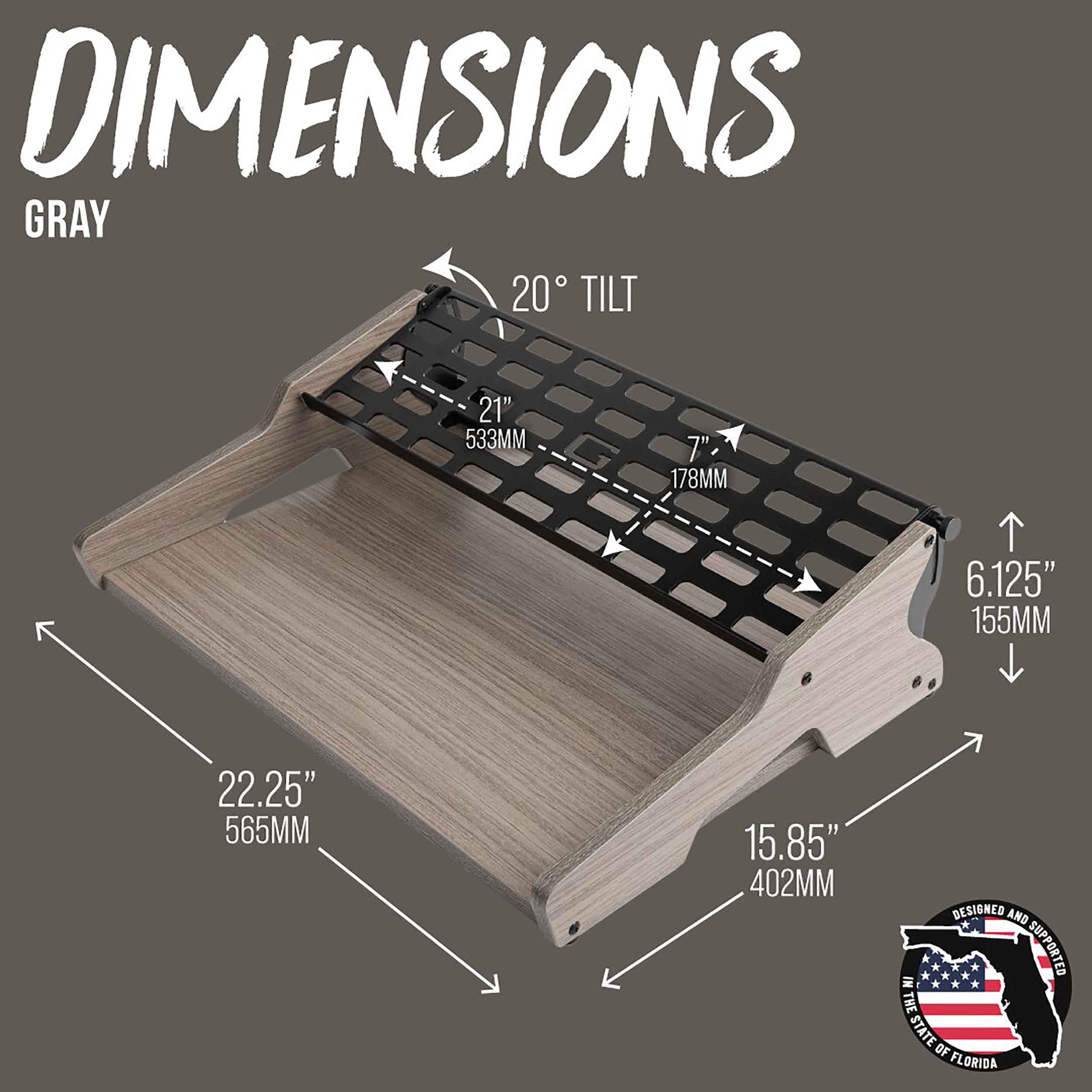 Gator Frameworks Synth Oasis 32-Gray