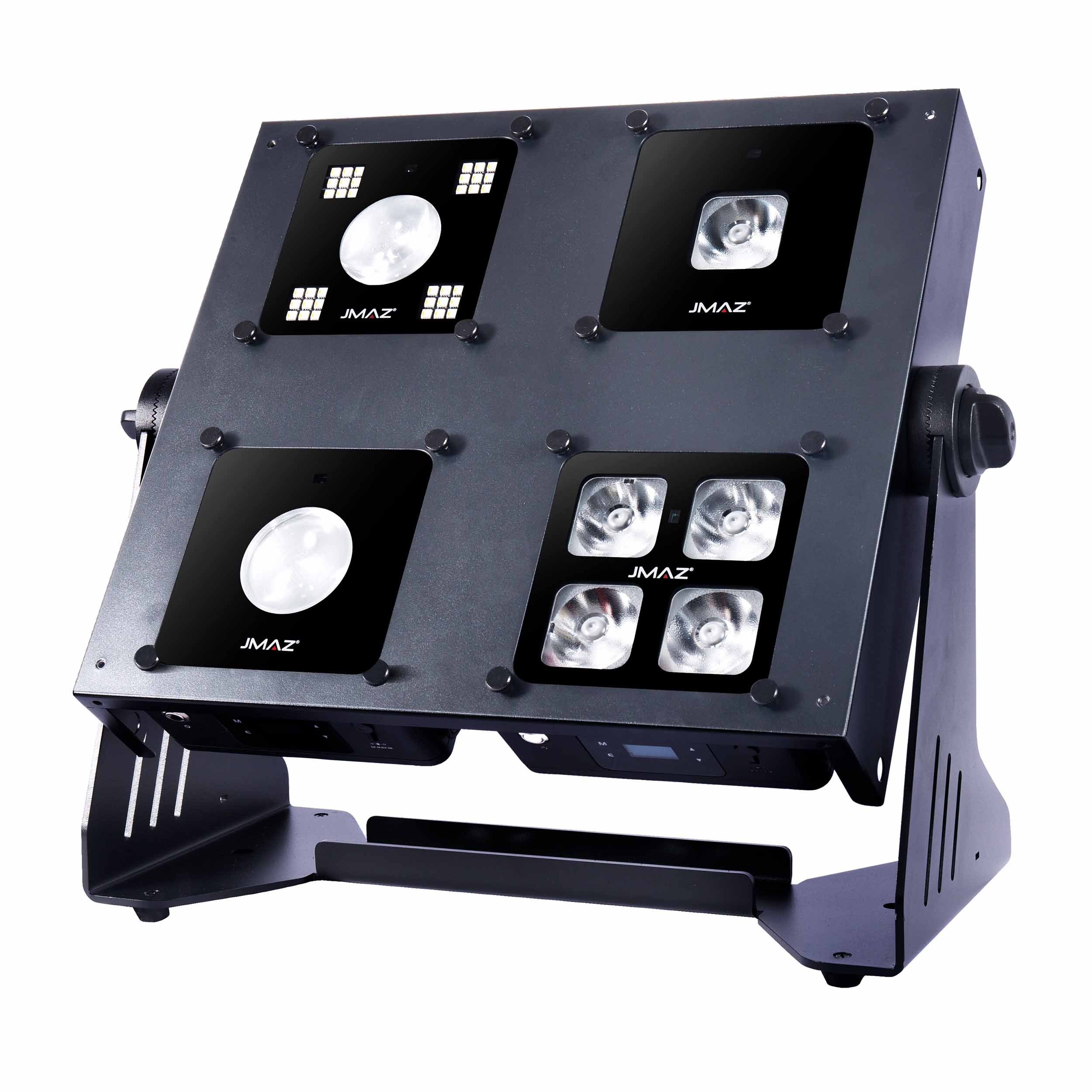 JMAZ JZ1058, MAD PAR 4SQUARE Steel Frame for 4 MAD PAR LED Wash Light with Speaker Stand Mount