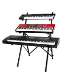 Gator GFW-KEY3TIER-A 3-Tier A-Frame Keyboard Stand with Arm Depth Adjustment