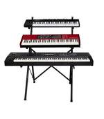 Gator GFW-KEY3TIER-A 3-Tier A-Frame Keyboard Stand with Arm Depth Adjustment