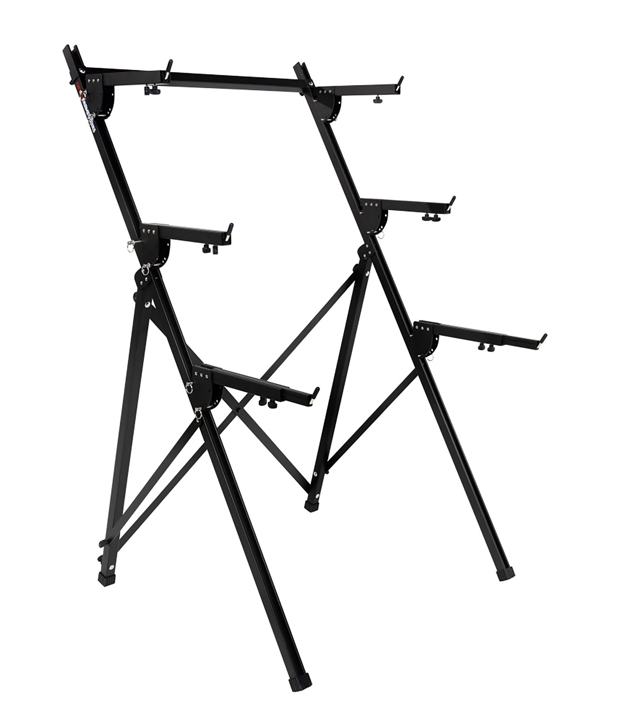 Gator GFW-KEY3TIER-A 3-Tier A-Frame Keyboard Stand with Arm Depth Adjustment