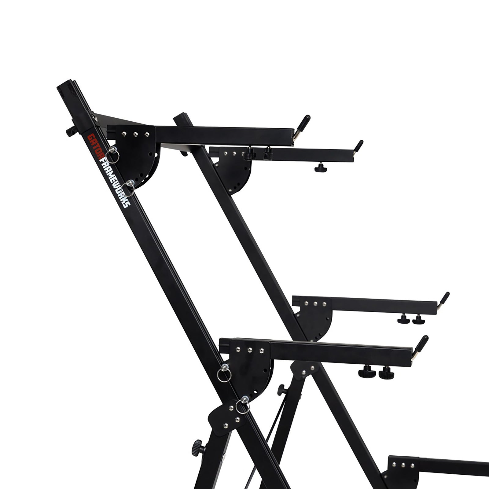 Gator GFW-KEY3TIER-A 3-Tier A-Frame Keyboard Stand with Arm Depth Adjustment