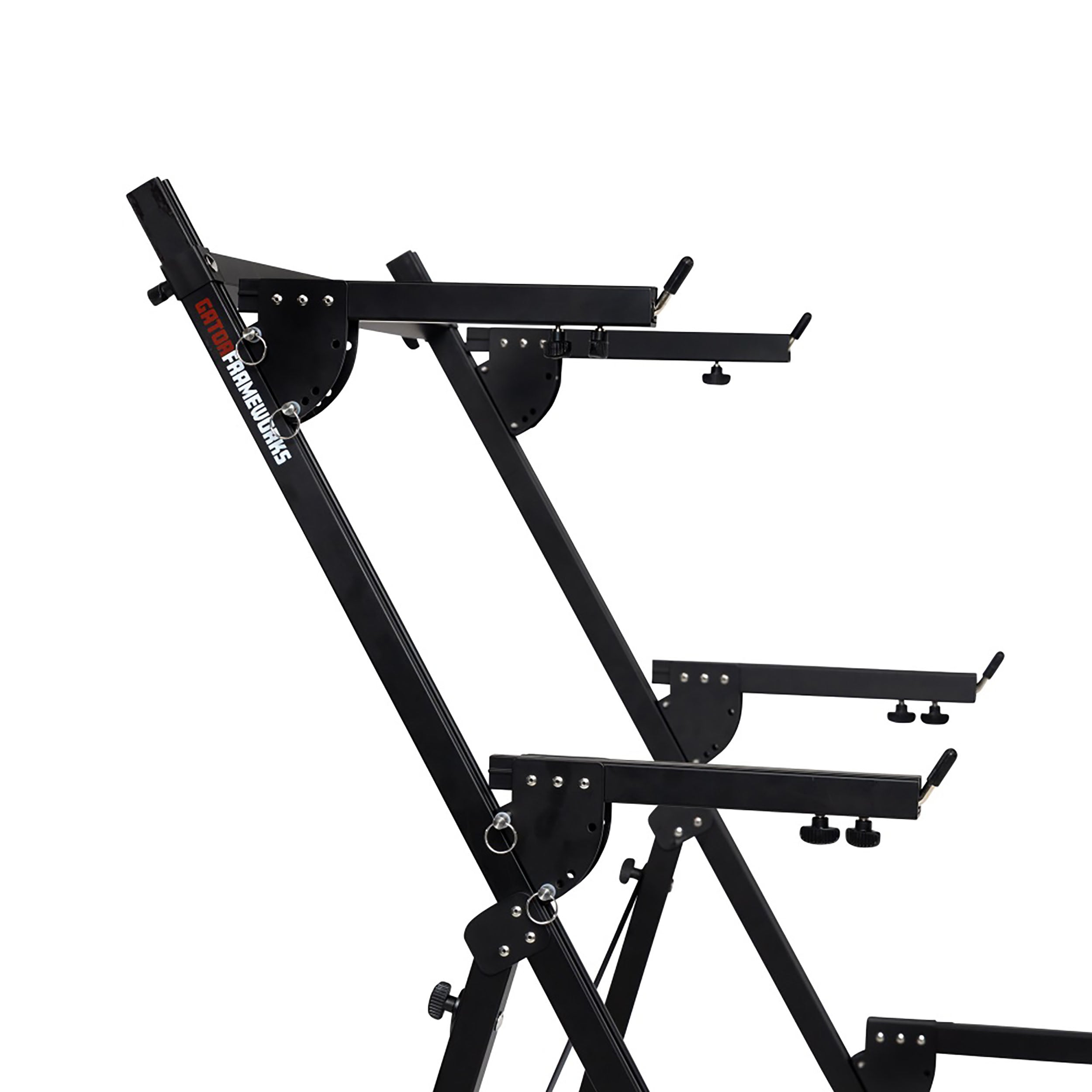 Gator GFW-KEY3TIER-A 3-Tier A-Frame Keyboard Stand with Arm Depth Adjustment