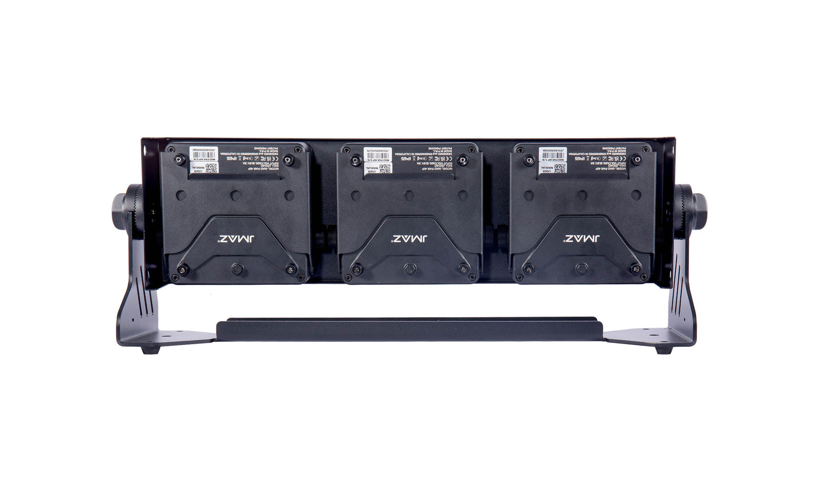 JMAZ JZ1059, MAD PAR TRI BAR Steel Frame for 3 MAD PAR LED Wash Light with Speaker Stand Mount
