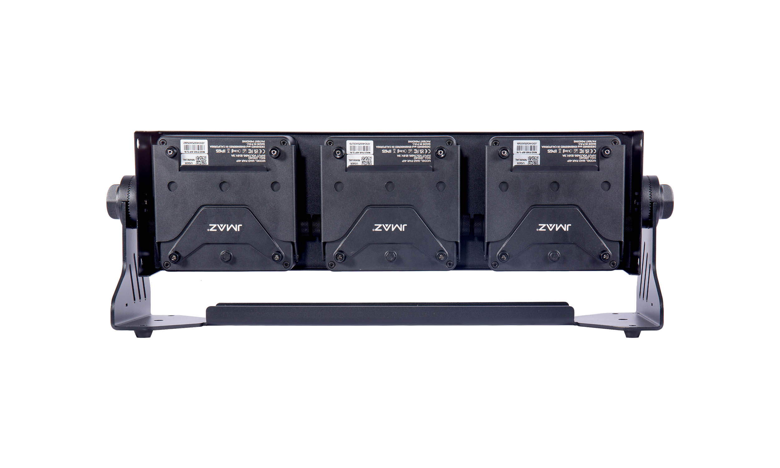 JMAZ JZ1059, MAD PAR TRI BAR Steel Frame for 3 MAD PAR LED Wash Light with Speaker Stand Mount