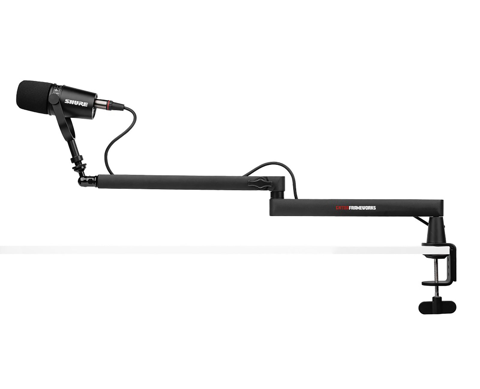 Gator GFWMICBCBM2500 Frameworks Low Profile Broadcast Boom