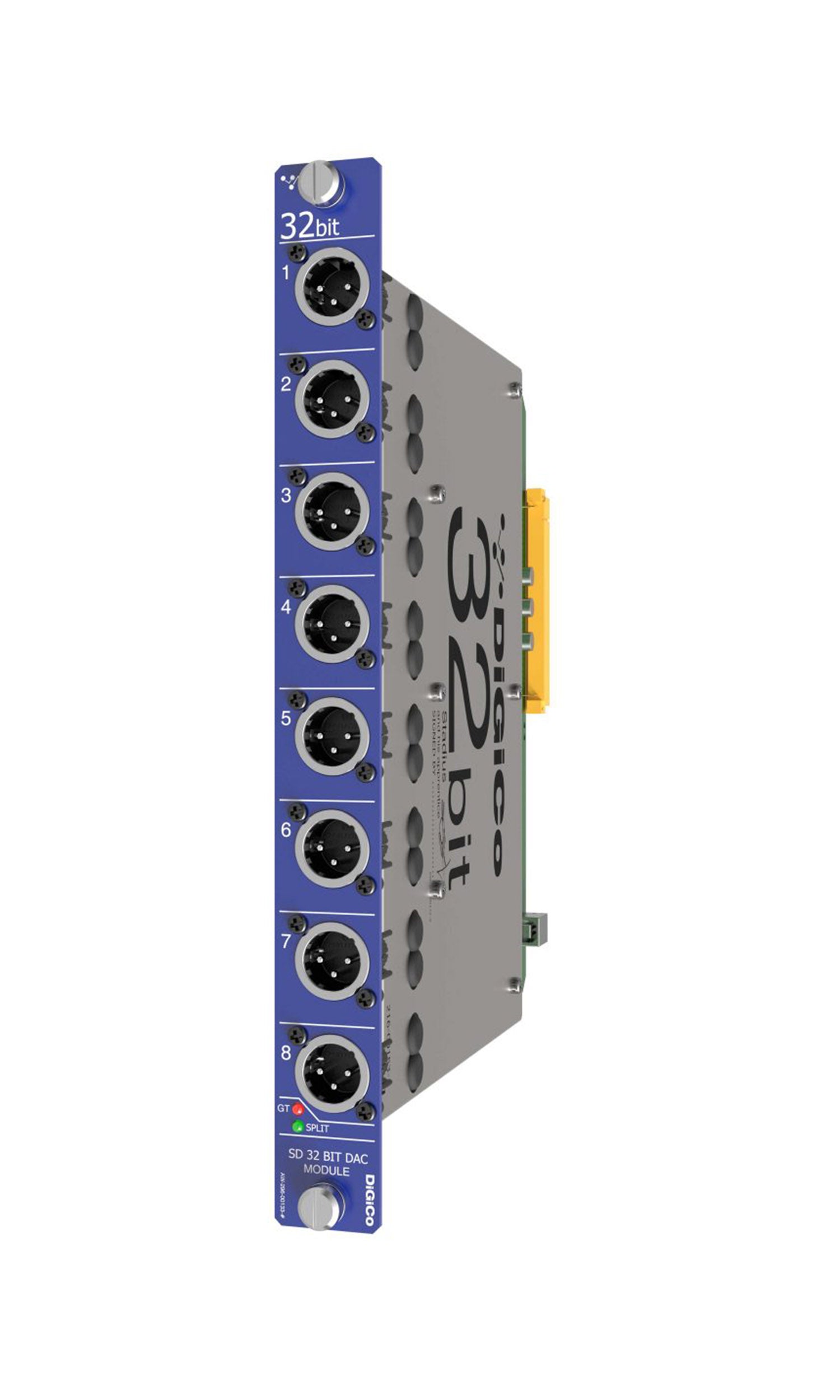 DiGiCo MOD-SDR-ADC-32B, 8-Channel 32-Bit Mic Preamp Card for SD Rack