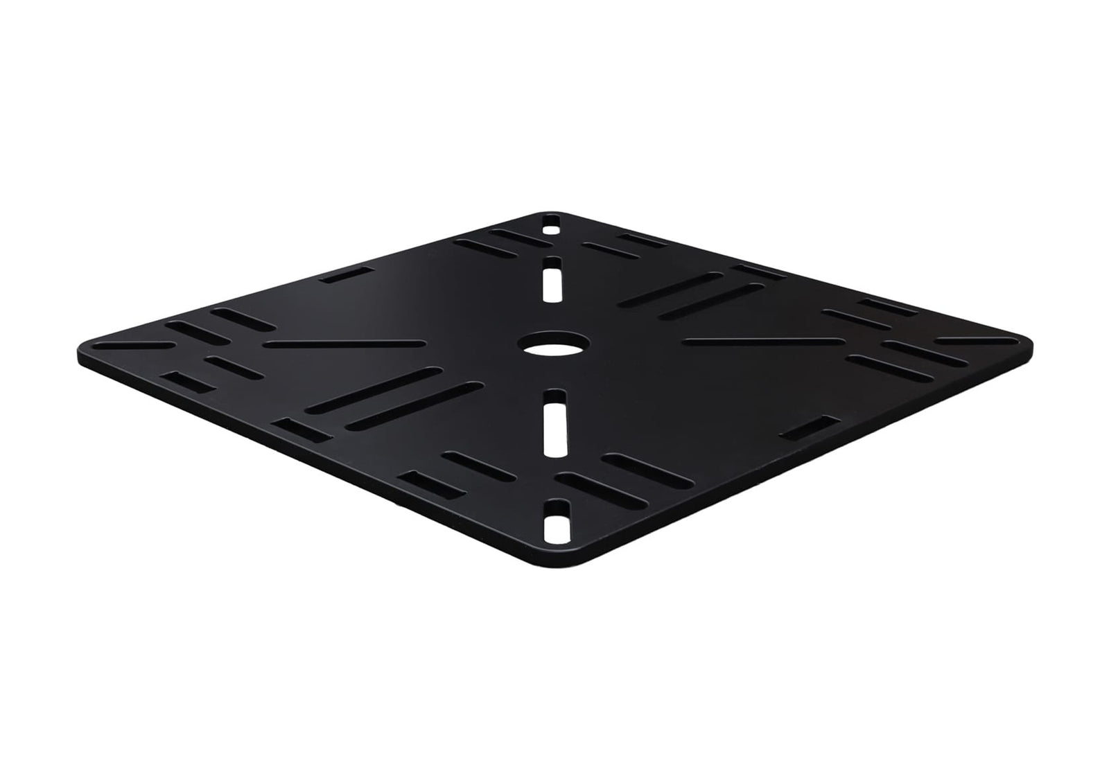 Show Solutions MTP2424-ALU-B, 24" x 24" Aluminum Utility Top Plate for Truss - Black
