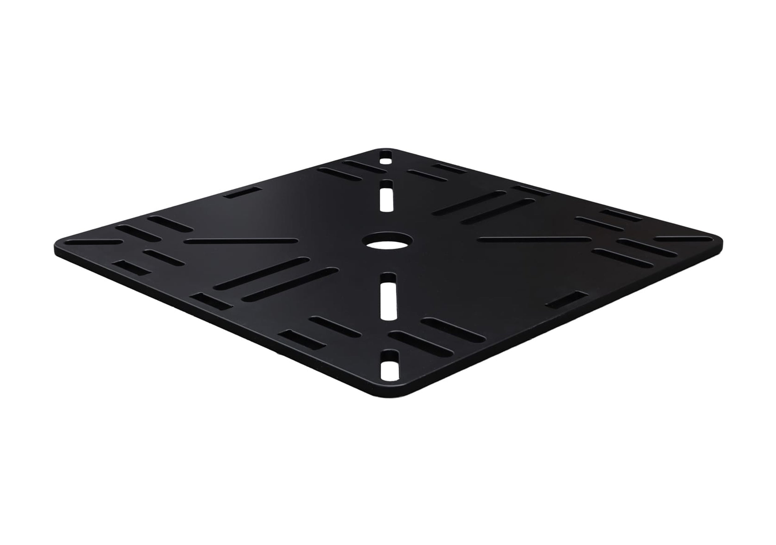 Show Solutions MTP2424-ALU-B, 24" x 24" Aluminum Utility Top Plate for Truss - Black