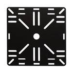 Show Solutions MTP2424-ALU-B, 24" x 24" Aluminum Utility Top Plate for Truss - Black