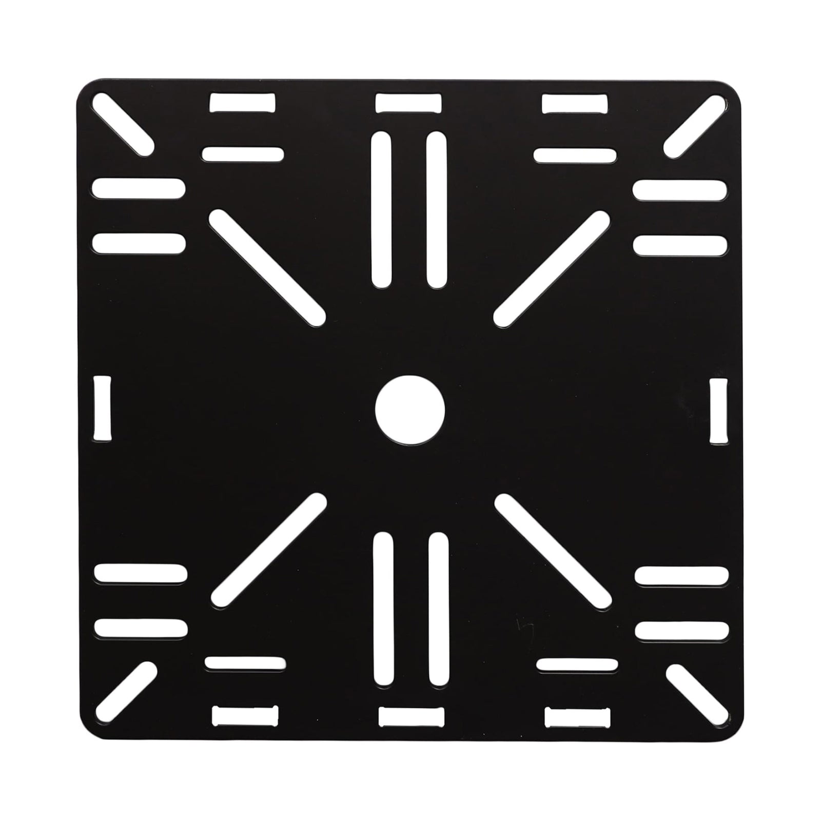 Show Solutions MTP2424-ALU-B, 24" x 24" Aluminum Utility Top Plate for Truss - Black