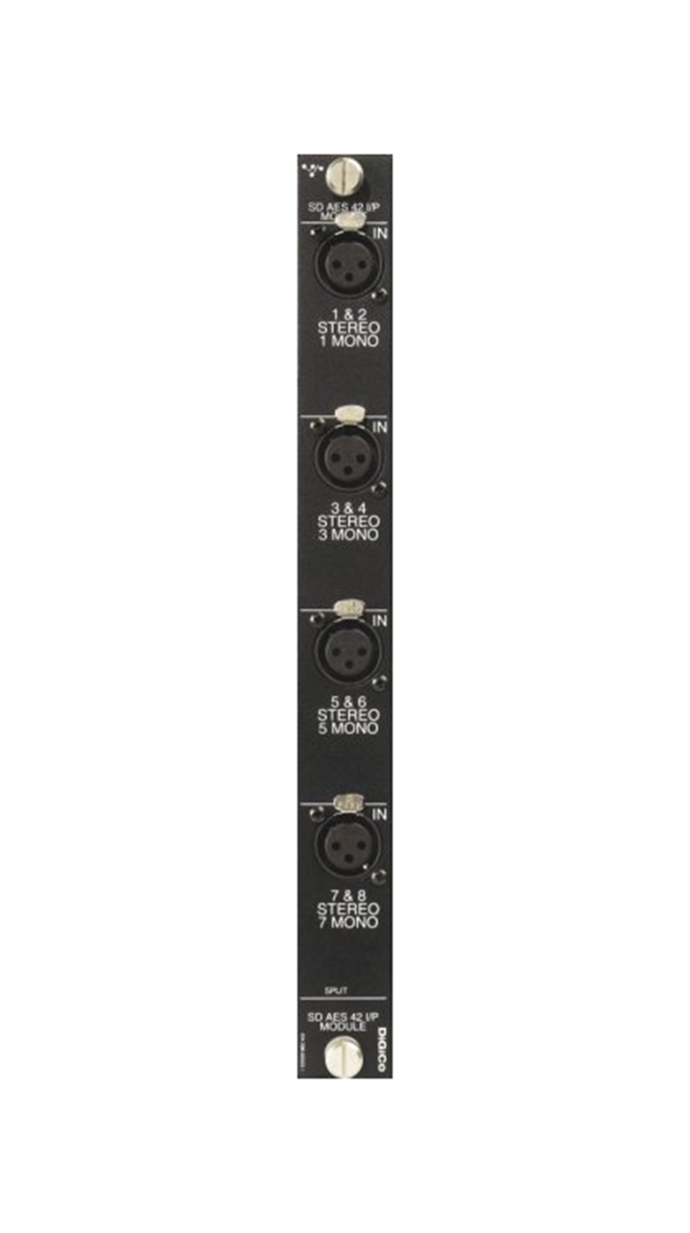 DiGiCo MOD-SDR-AES-42, AES-42 Digital Microphone Input Card for SD-Rack