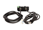 Elation Lighting HWP202 2W Hardwire Plate Accessory with Power In and DMX I/O Tails