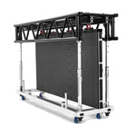 ProX XTH-MLT3KIT8FTFD, HOF MLT THREE 8-Foot Pre-Rig Truss and Folding Dolly Kit