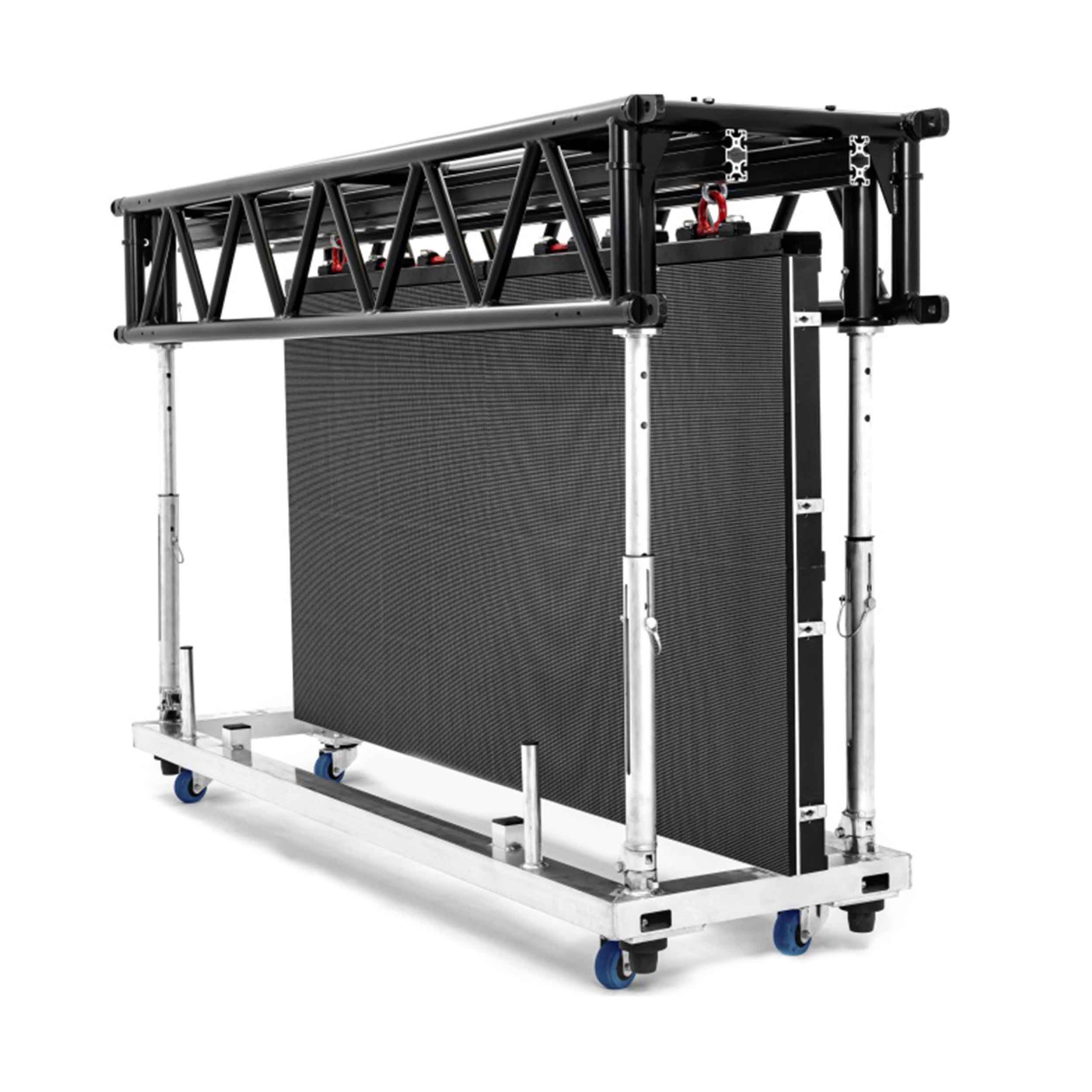 ProX XTH-MLT3KIT8FTFD, HOF MLT THREE 8-Foot Pre-Rig Truss and Folding Dolly Kit