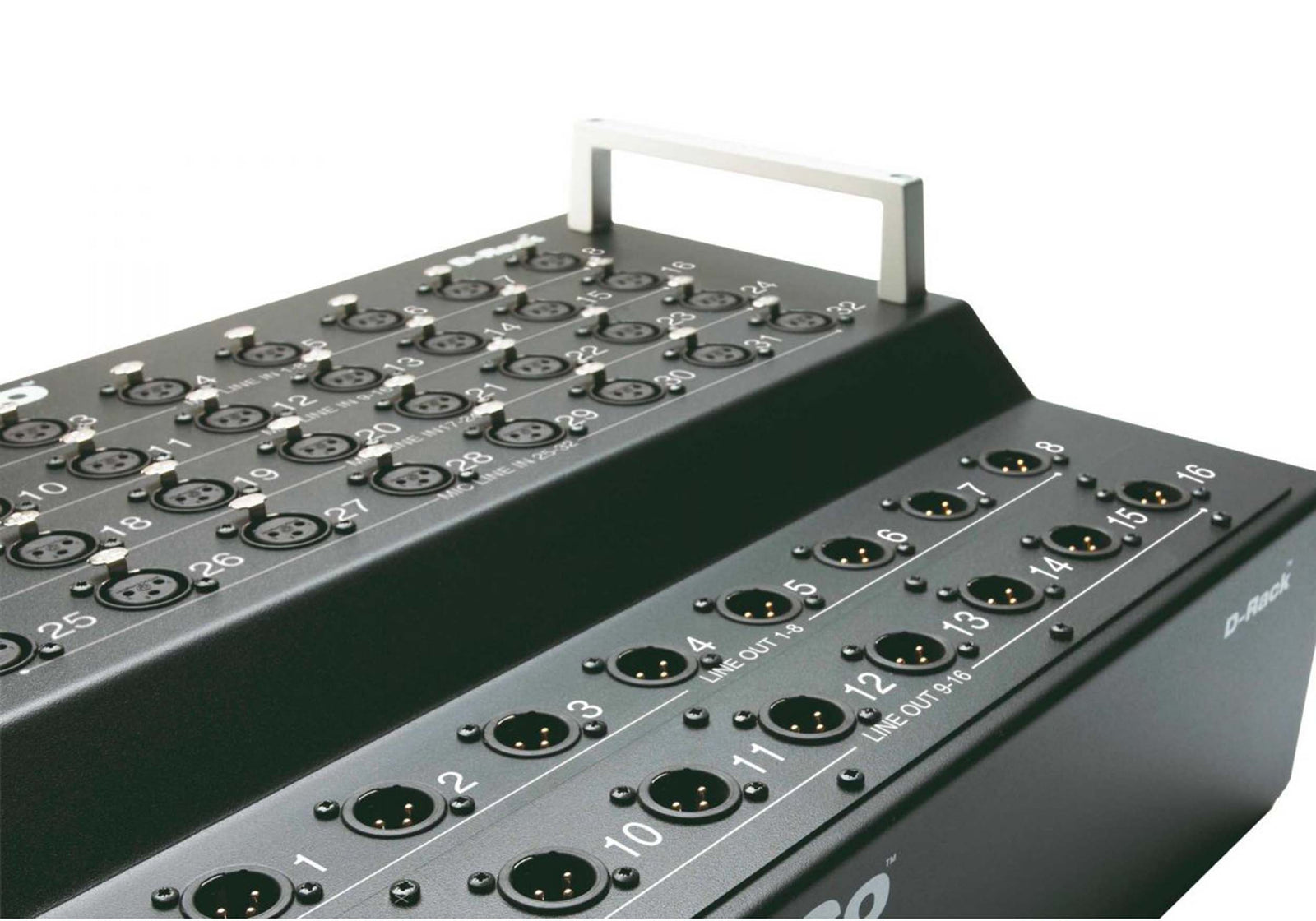 DiGiCo X-D-RACK-2-O, SD-Series 32-Channel Input Expansion Dual PSU Rack with CAT6 and Multi-Mode HMA Optocore