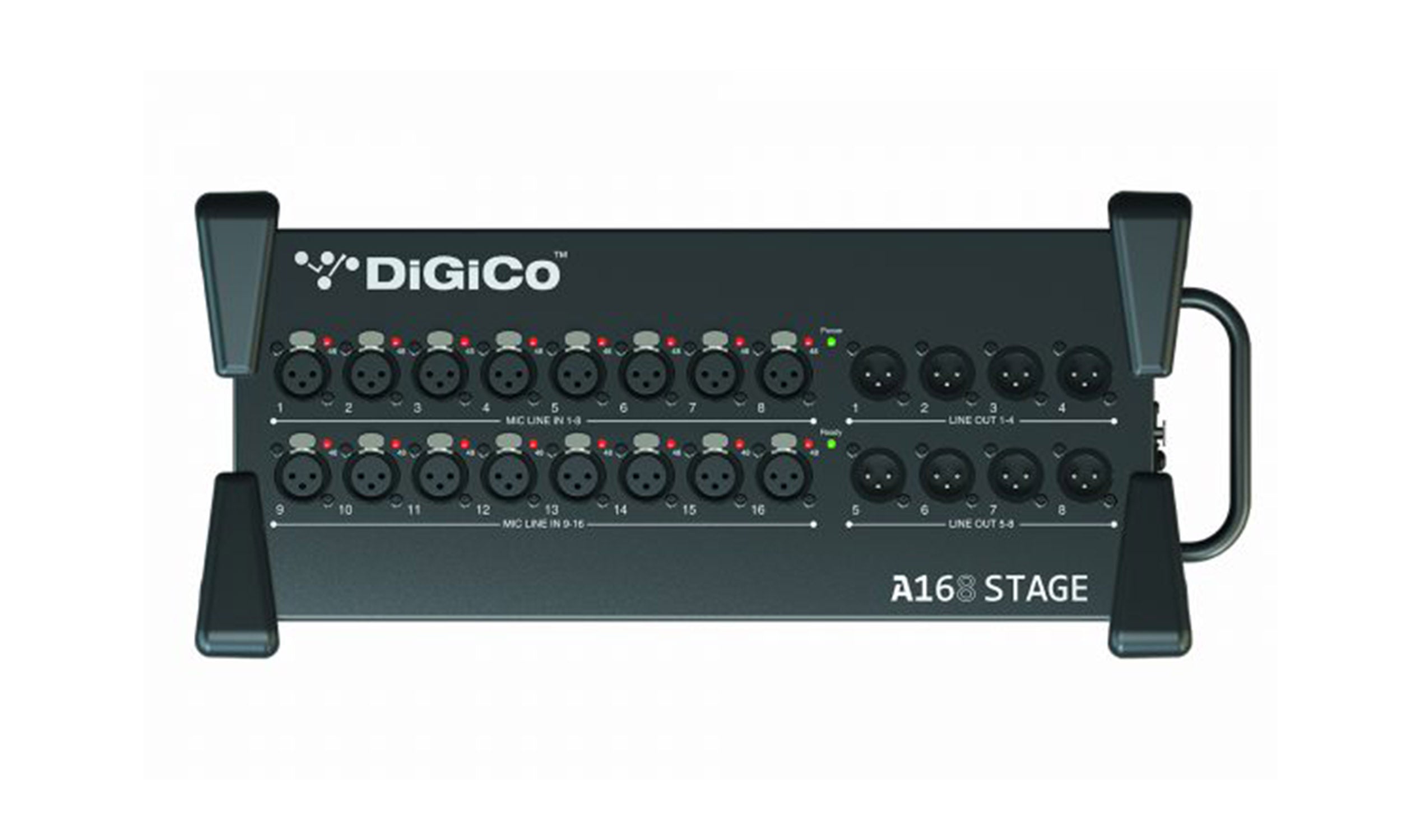 DiGiCo X-A-168D, 16x8 Dante I/O Expander with AES67 Support