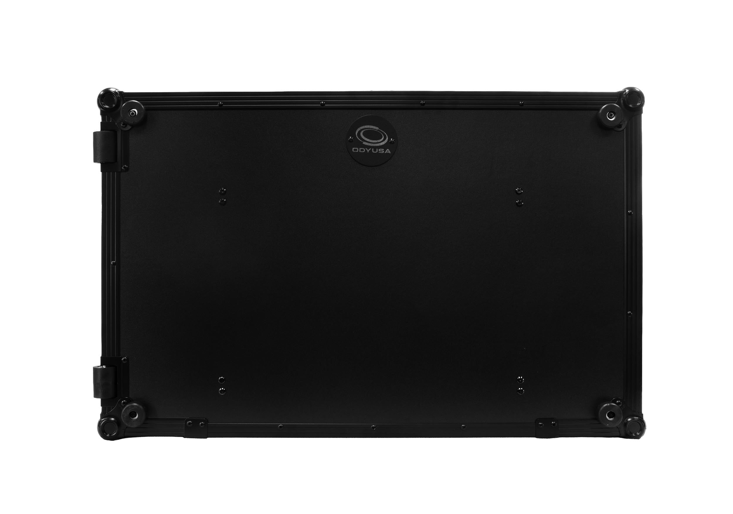 Odyssey FZGSXDJANW1BL Black Label 1U Flight Case with Glide Style Laptop Platform